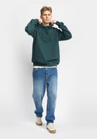 Revolution Loose Hoodie Sweatshirts Darkgreen