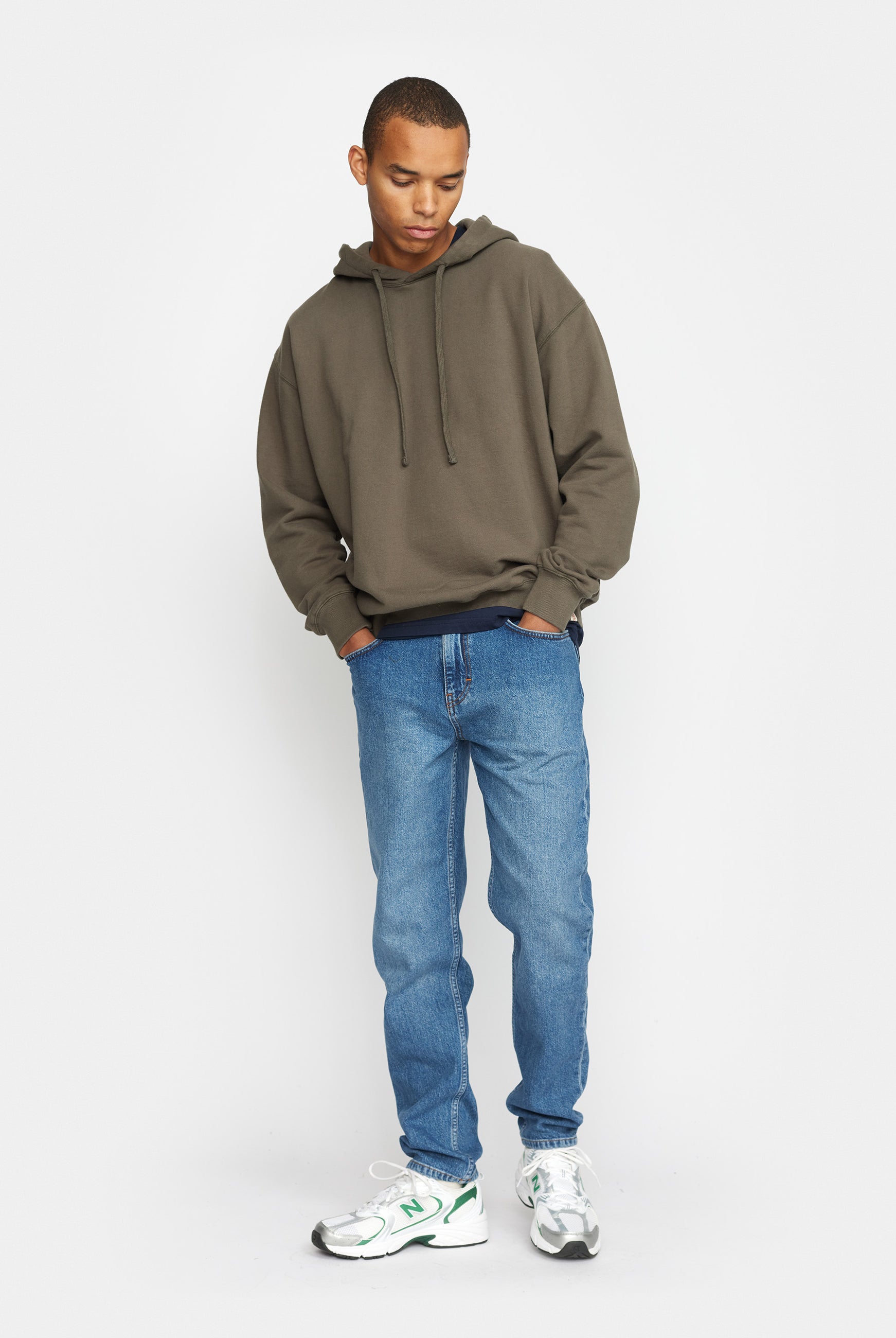 Revolution Loose Hoodie Sweatshirts Grey