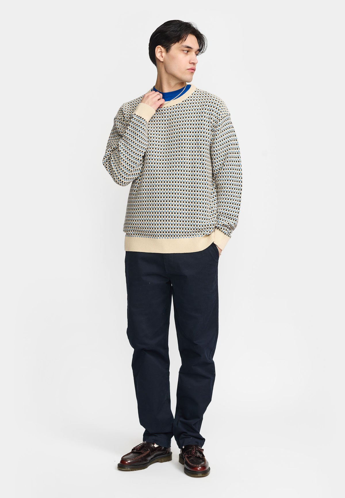 Revolution Loose Knit Sweater Knitwear Black