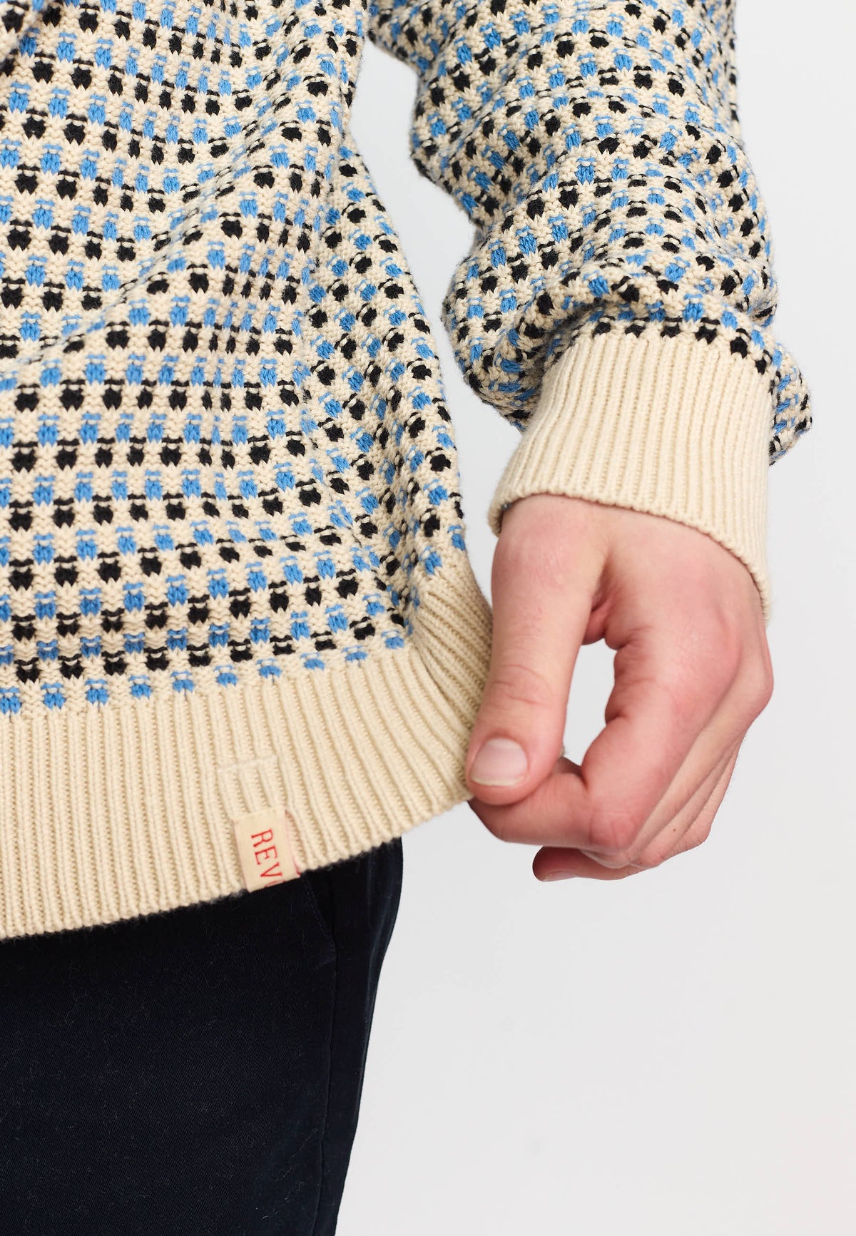 Revolution Loose Knit Sweater Knitwear Black