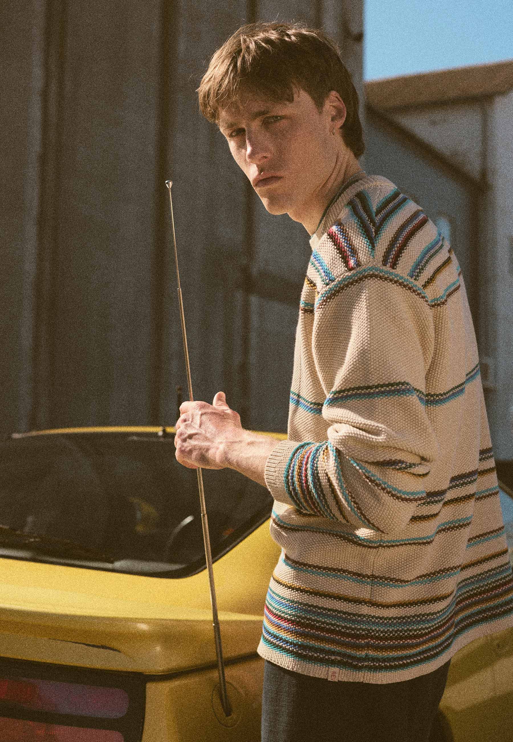 Revolution Loose Knit Sweater Knitwear Offwhite