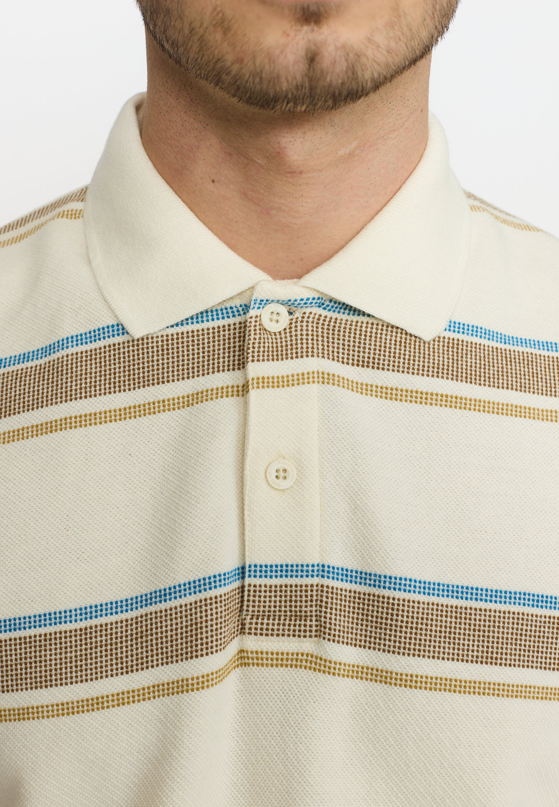 Revolution Loose Poloshirt T-Shirts Brown