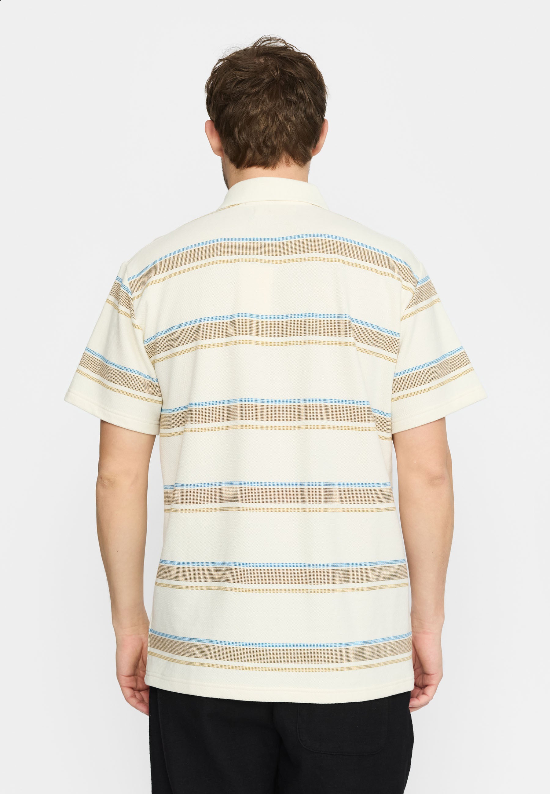 Revolution Loose Poloshirt T-Shirts Brown