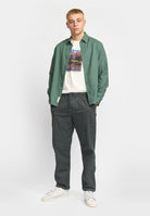 Revolution Loose Shirt Long-sleeve Shirts Dustgreen