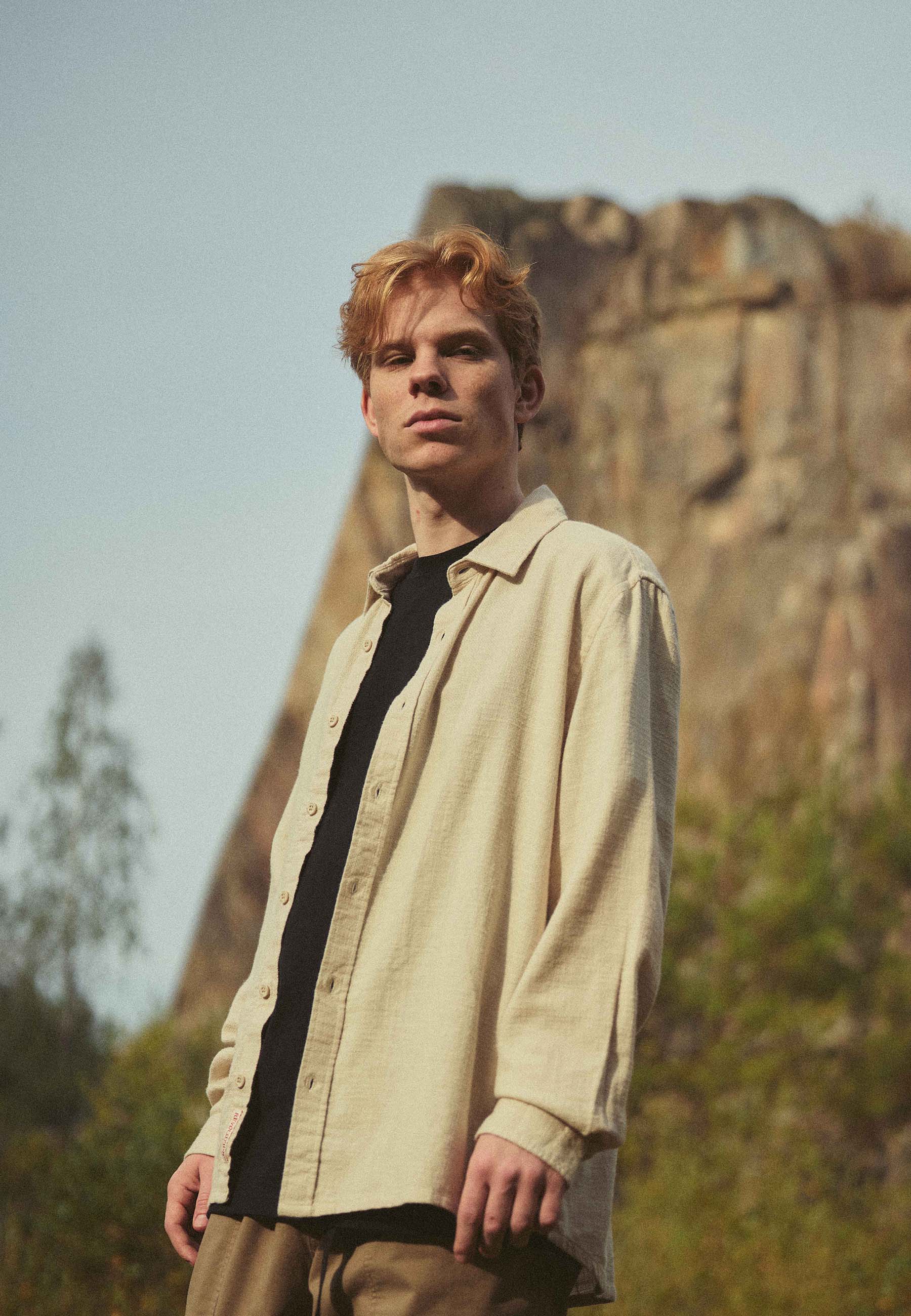 Revolution Loose Shirt Long-sleeve Shirts Offwhite