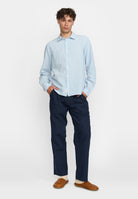 Revolution Loose Shirt Long-sleeve Shirts Blue