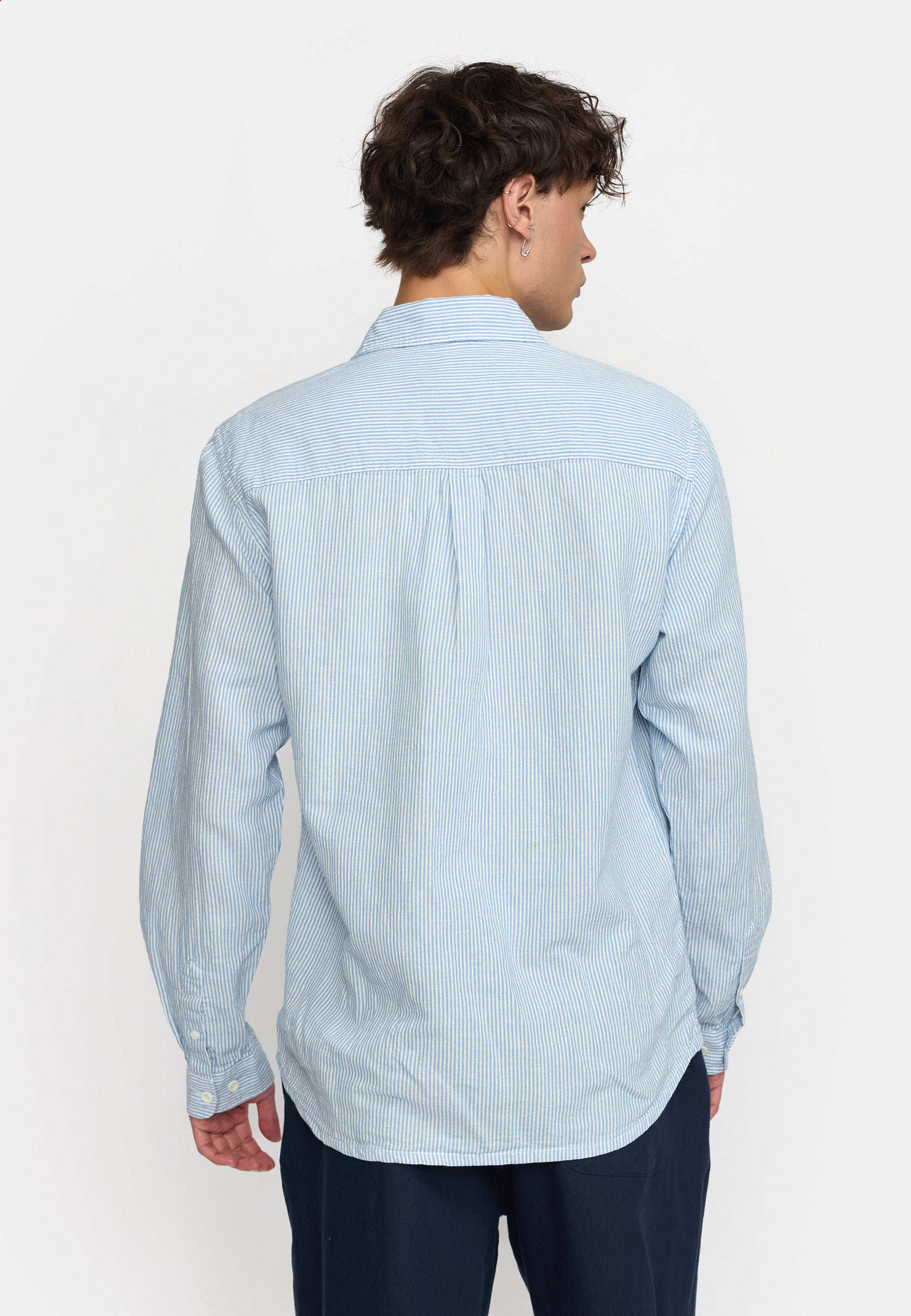 Revolution Loose Shirt Long-sleeve Shirts Blue