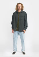 Revolution Loose Shirt Long-sleeve Shirts Darkgrey