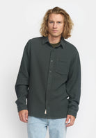 Revolution Loose Shirt Long-sleeve Shirts Darkgrey