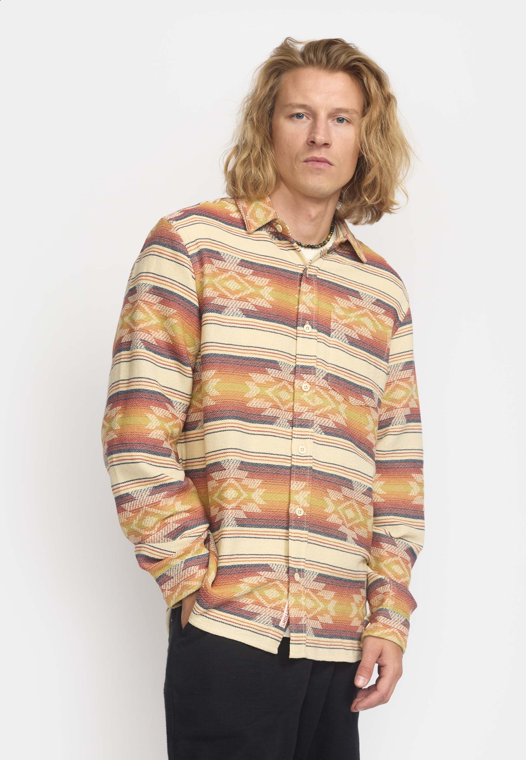 Revolution Loose Shirt Long-sleeve Shirts Orange