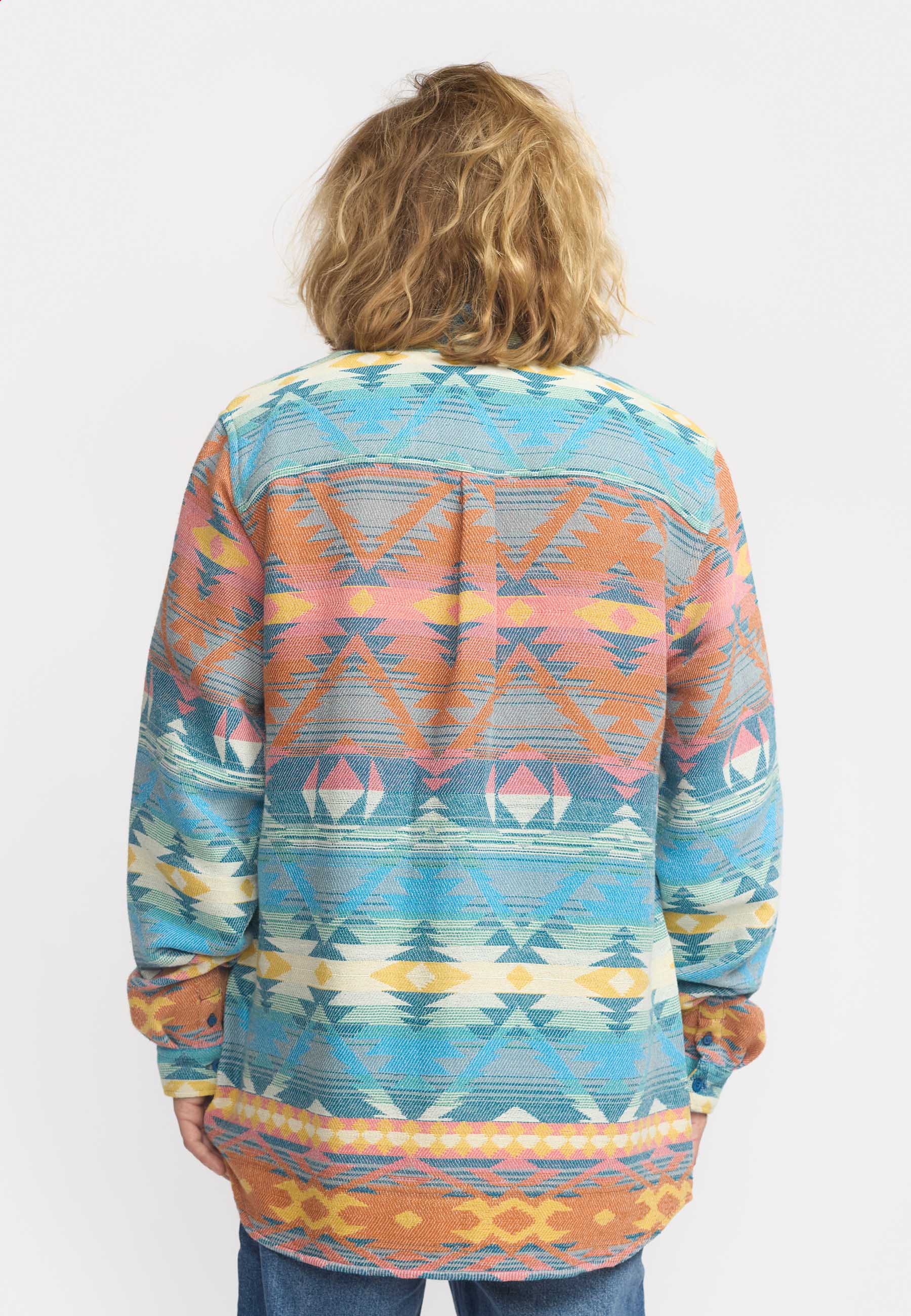 Revolution Loose Shirt Long-sleeve Shirts Blue