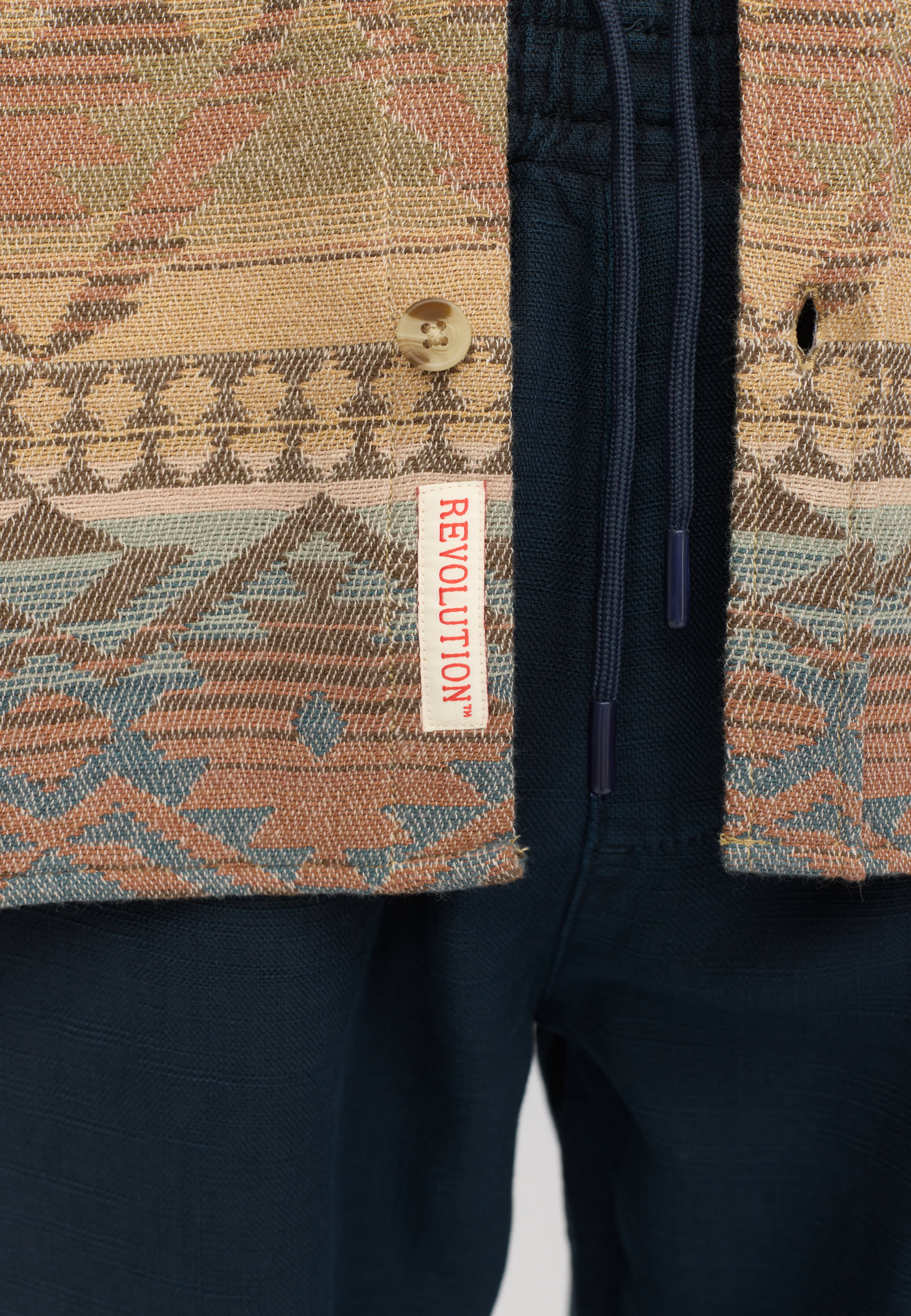 Revolution Loose Shirt Long-sleeve Shirts Brown