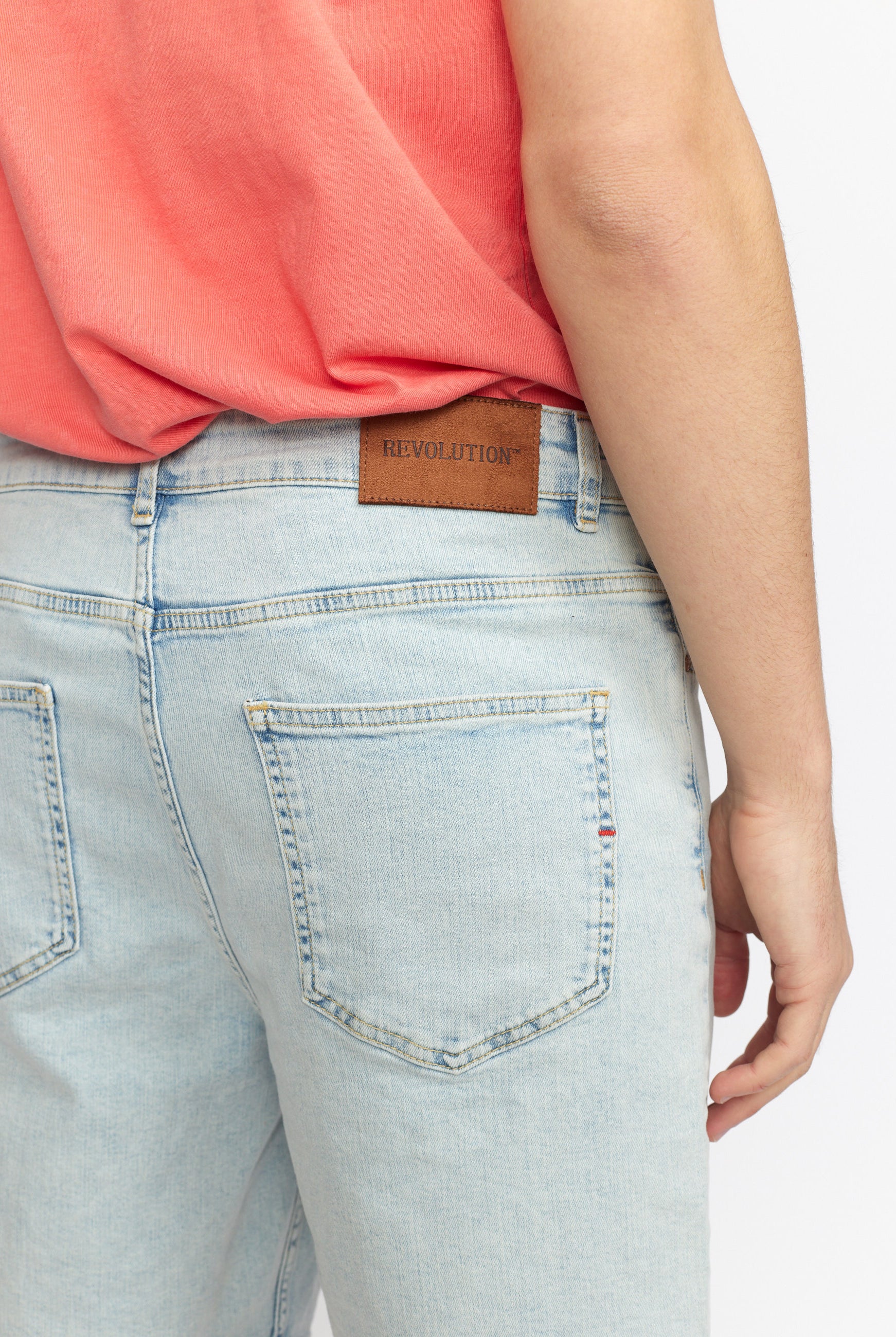 Revolution Loose-fit Denim Shorts Shorts Blue