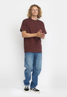 Revolution Loose T-shirt T-Shirts Burgundy