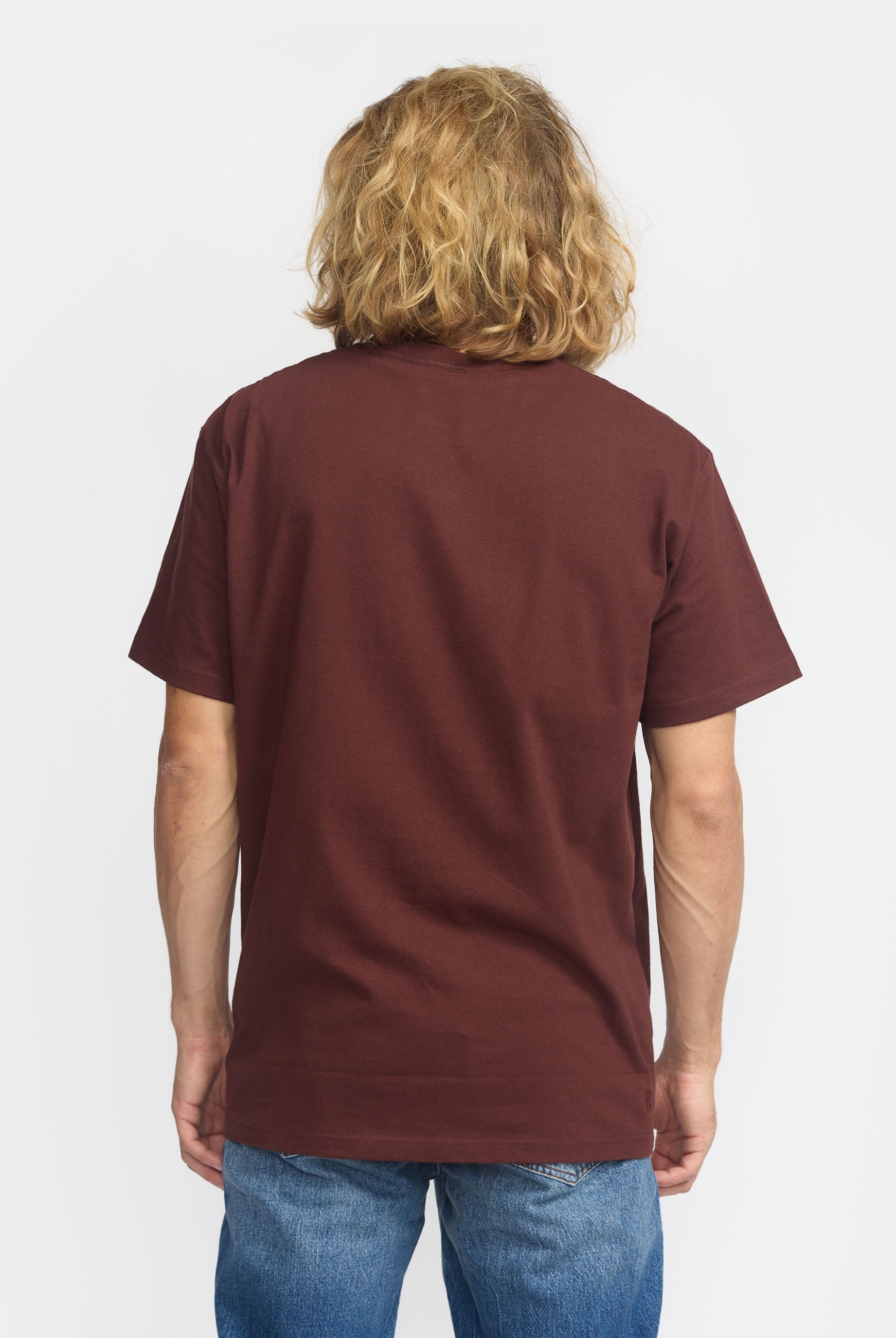 Revolution Loose T-shirt T-Shirts Burgundy