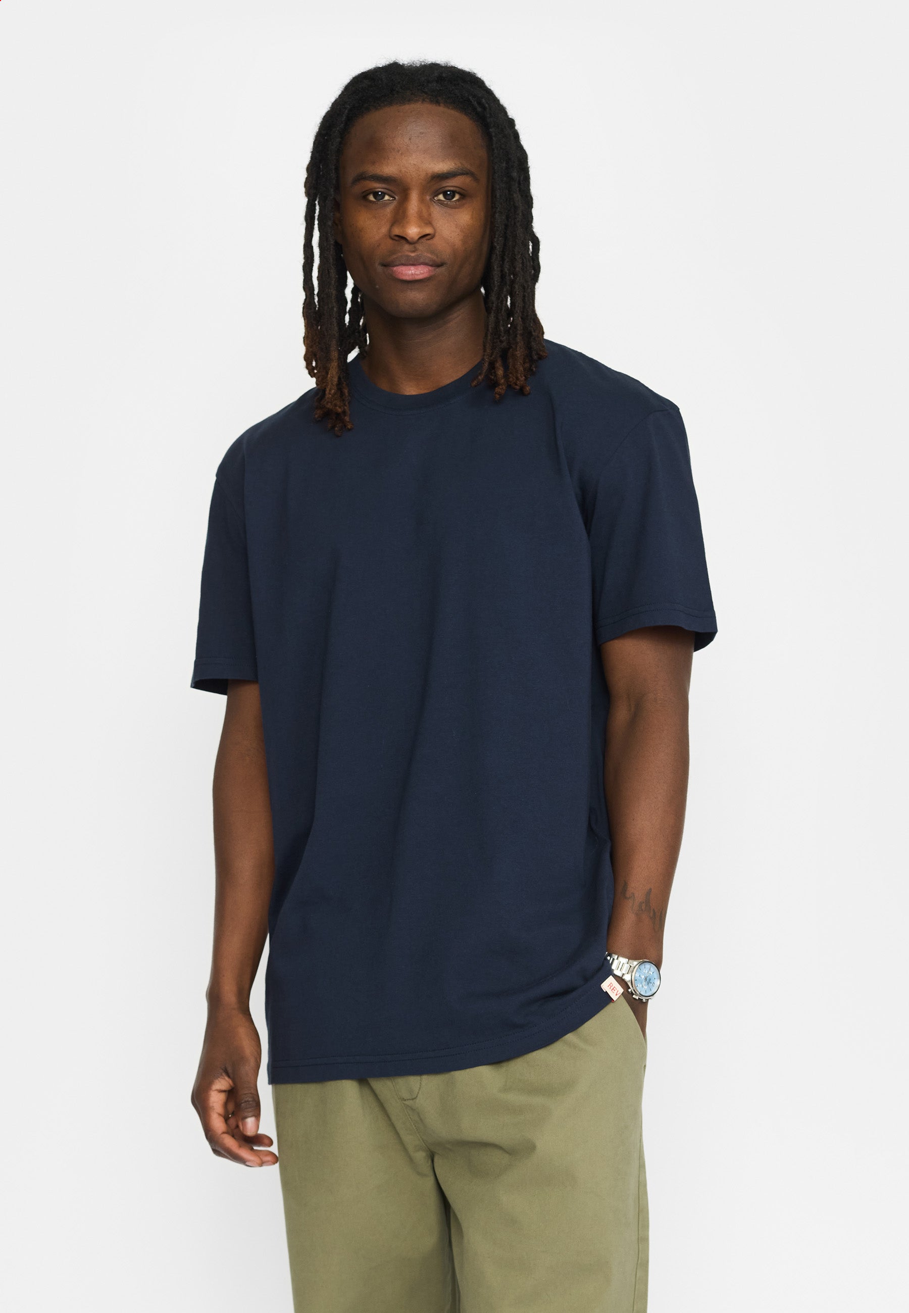 Revolution Loose T-shirt T-Shirts Navy