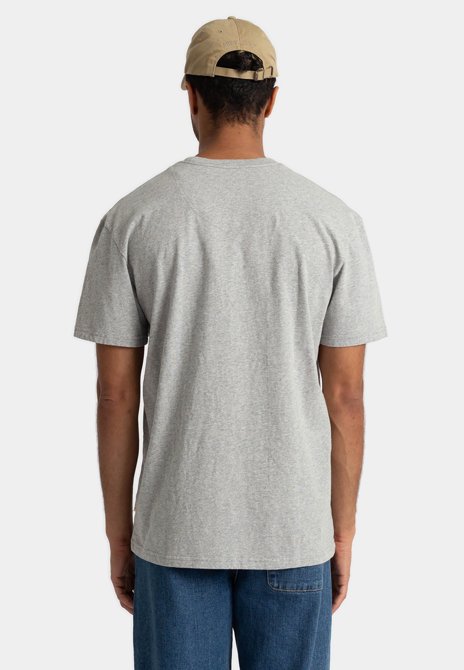 Revolution Loose T-shirt T-Shirts Grey-melange