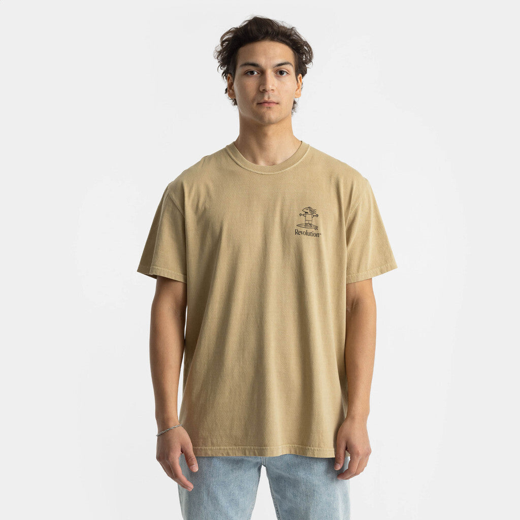 Revolution Loose T-shirt T-Shirts Khaki