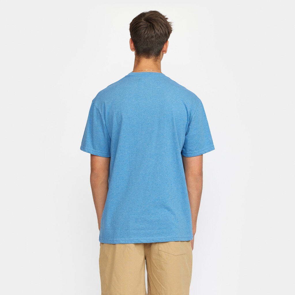 Revolution Loose T-shirt T-Shirts Blue-melange