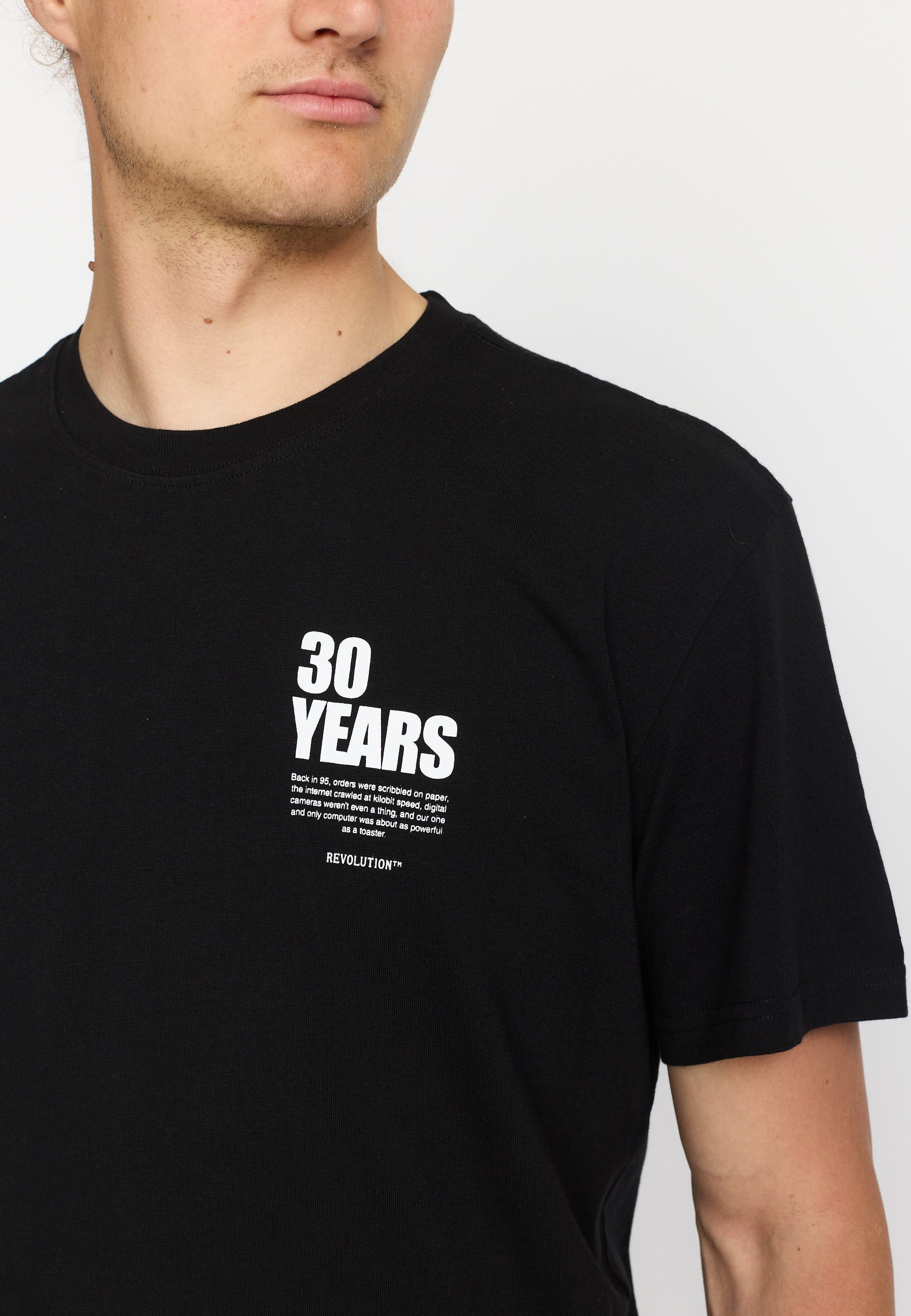 Revolution Loose T-shirt T-Shirts Black