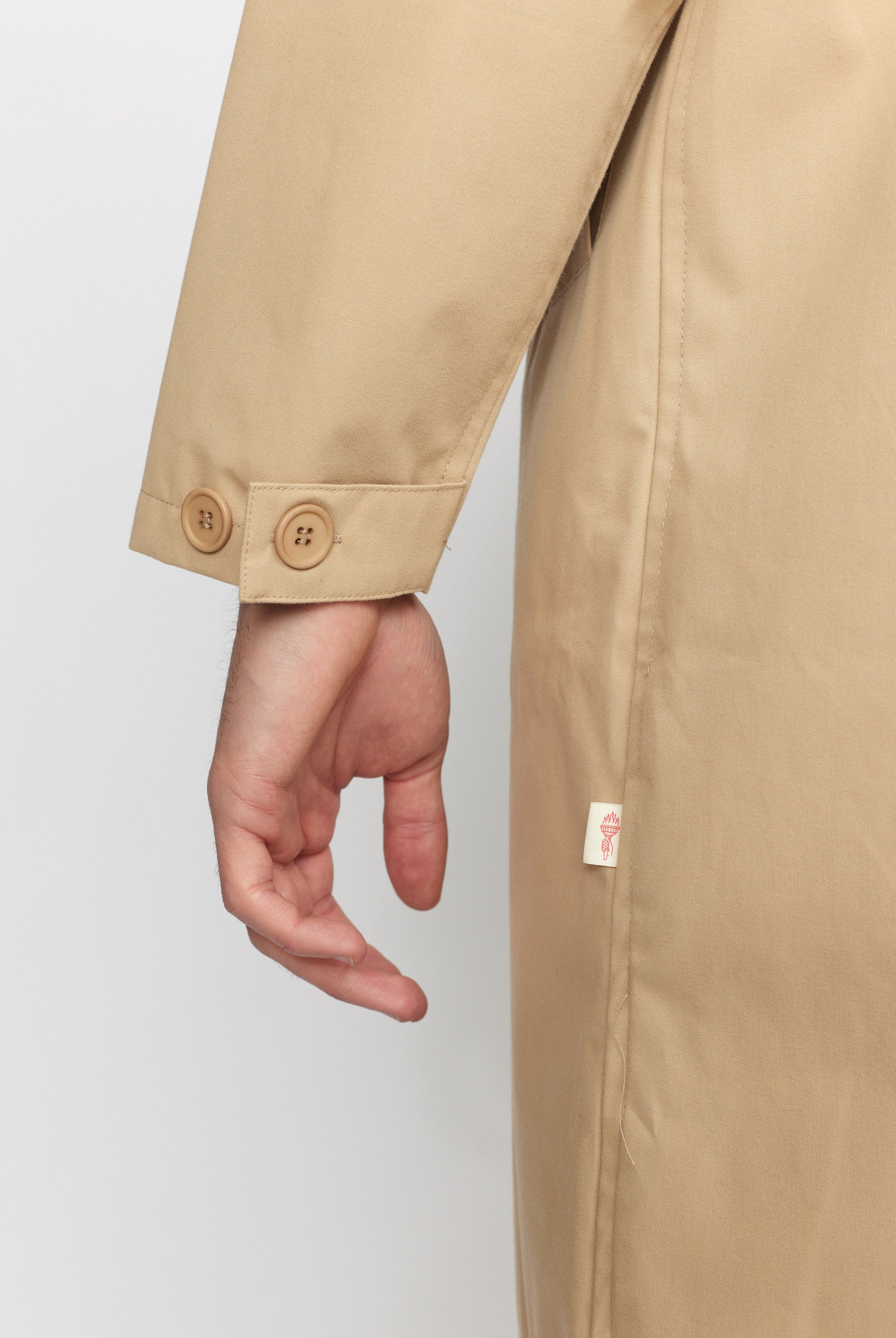 Revolution Mac Coat Lightweight Outerwear Khaki