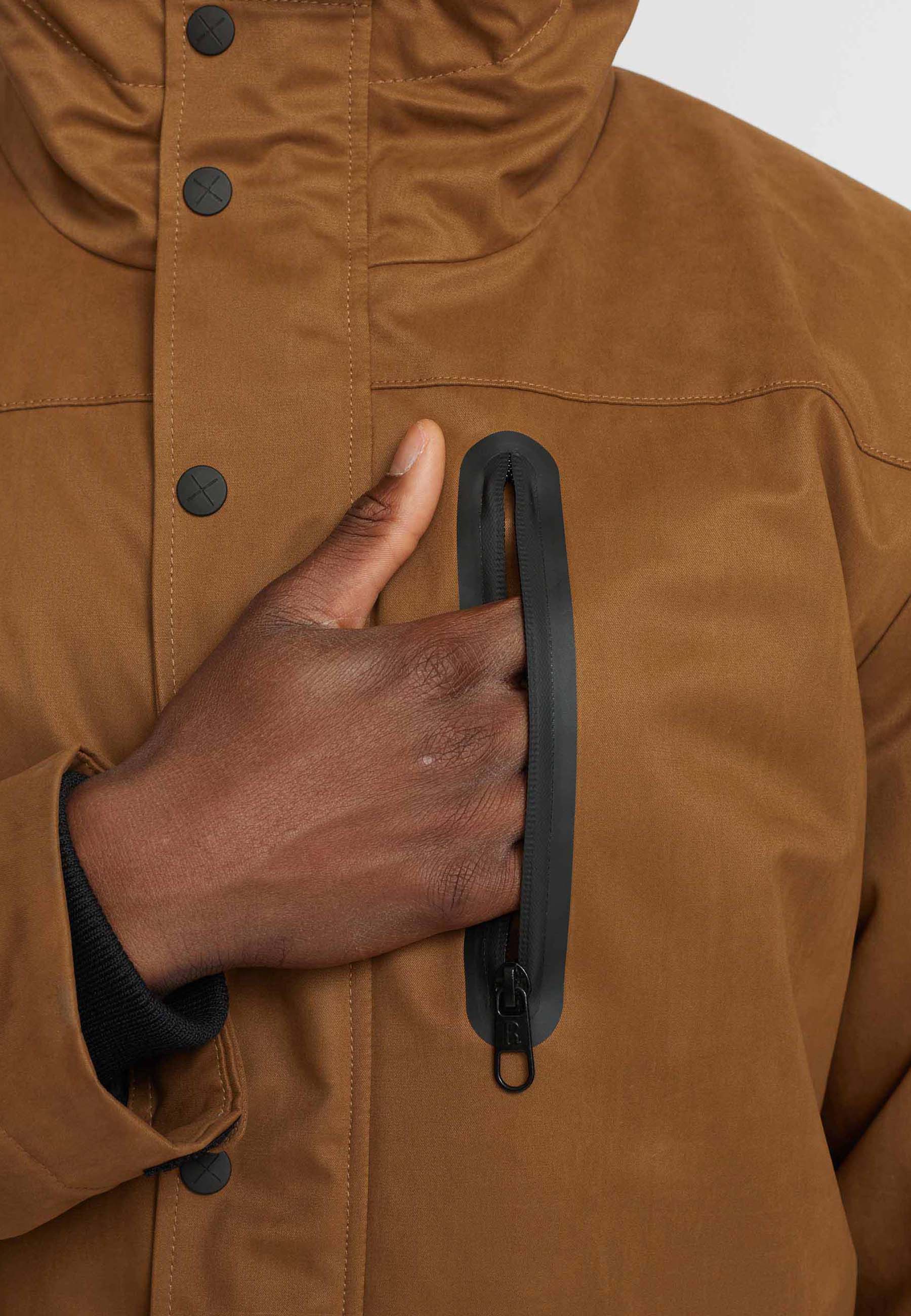 Revolution Outdoor Parka Winter Outerwear Brown