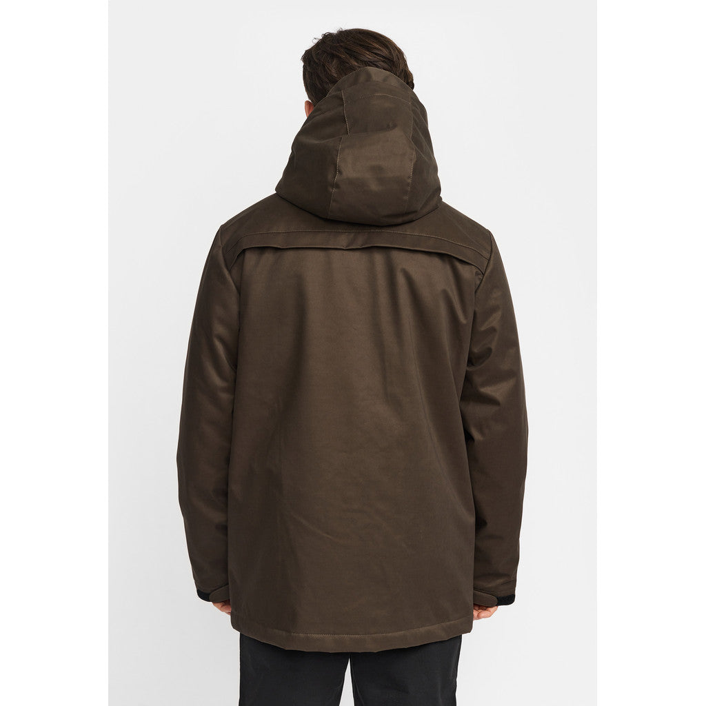 Revolution Outdoor Parka Winter Outerwear Darkbrown