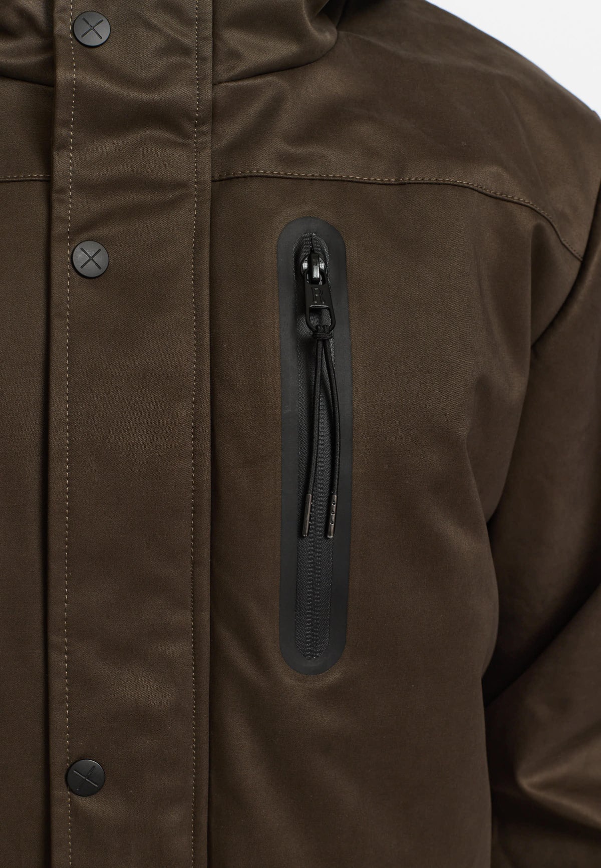 Revolution Outdoor Parka Winter Outerwear Darkbrown