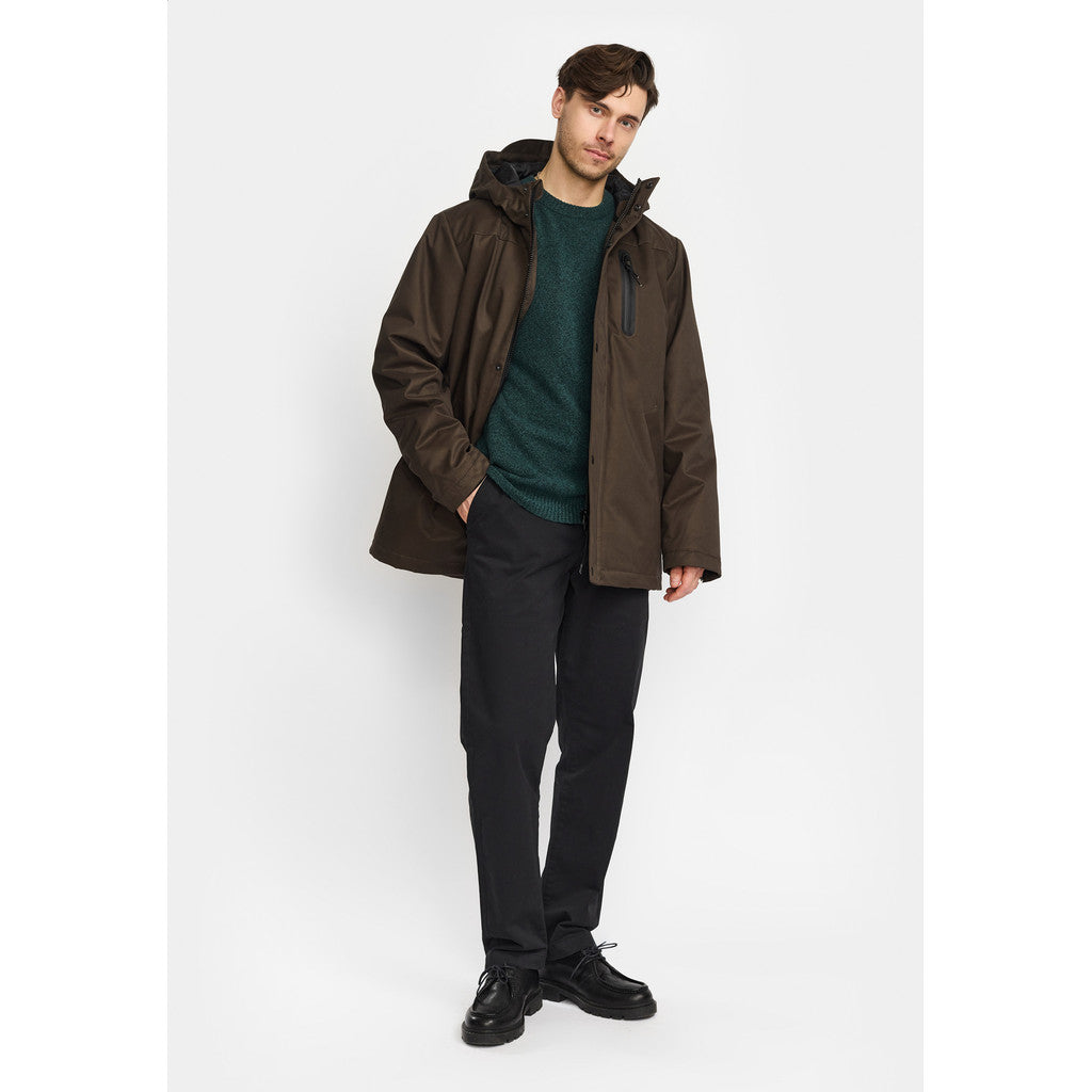 Revolution Outdoor Parka Winter Outerwear Darkbrown