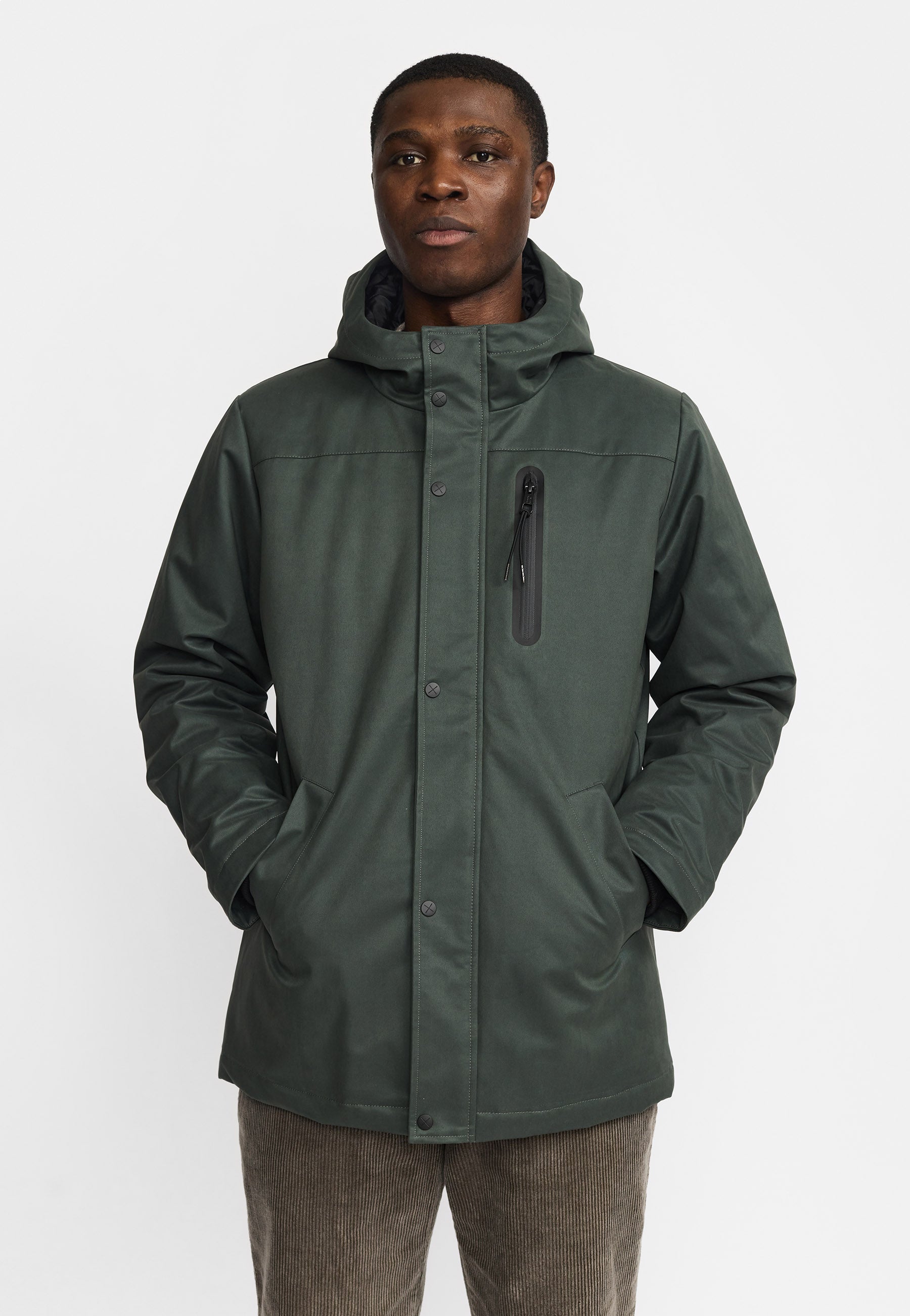 Revolution Outdoor Parka Winter Outerwear Darkgreen