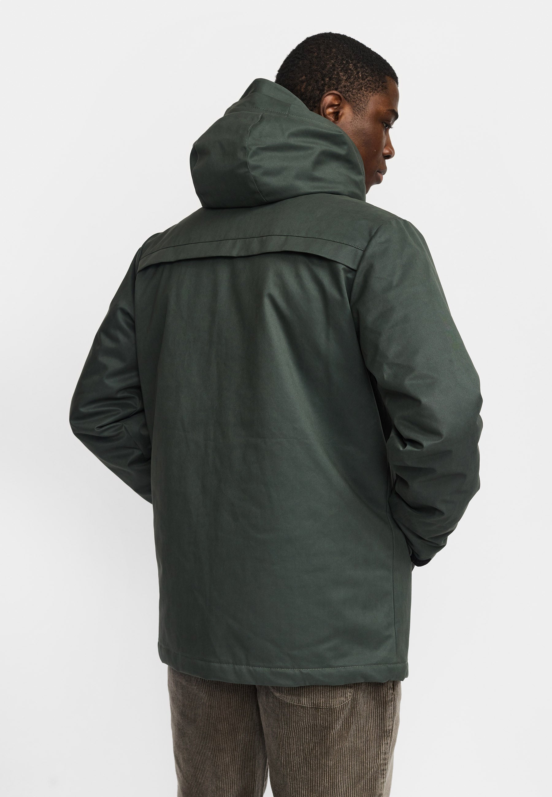 Revolution Outdoor Parka Winter Outerwear Darkgreen
