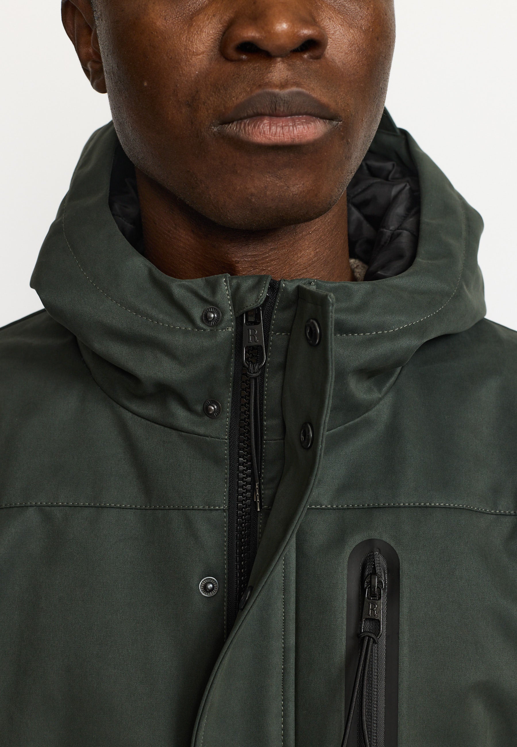 Revolution Outdoor Parka Winter Outerwear Darkgreen