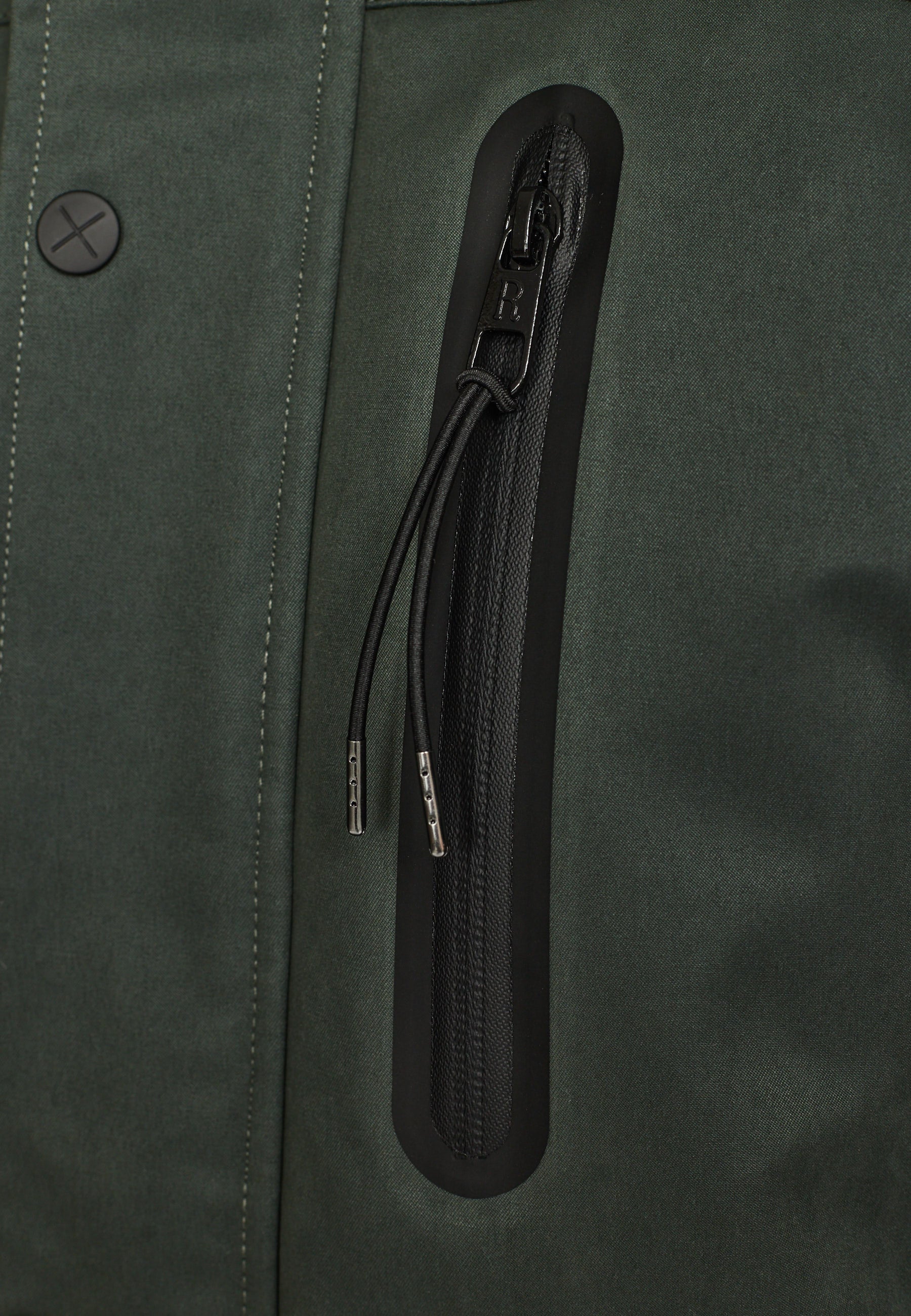 Revolution Outdoor Parka Winter Outerwear Darkgreen