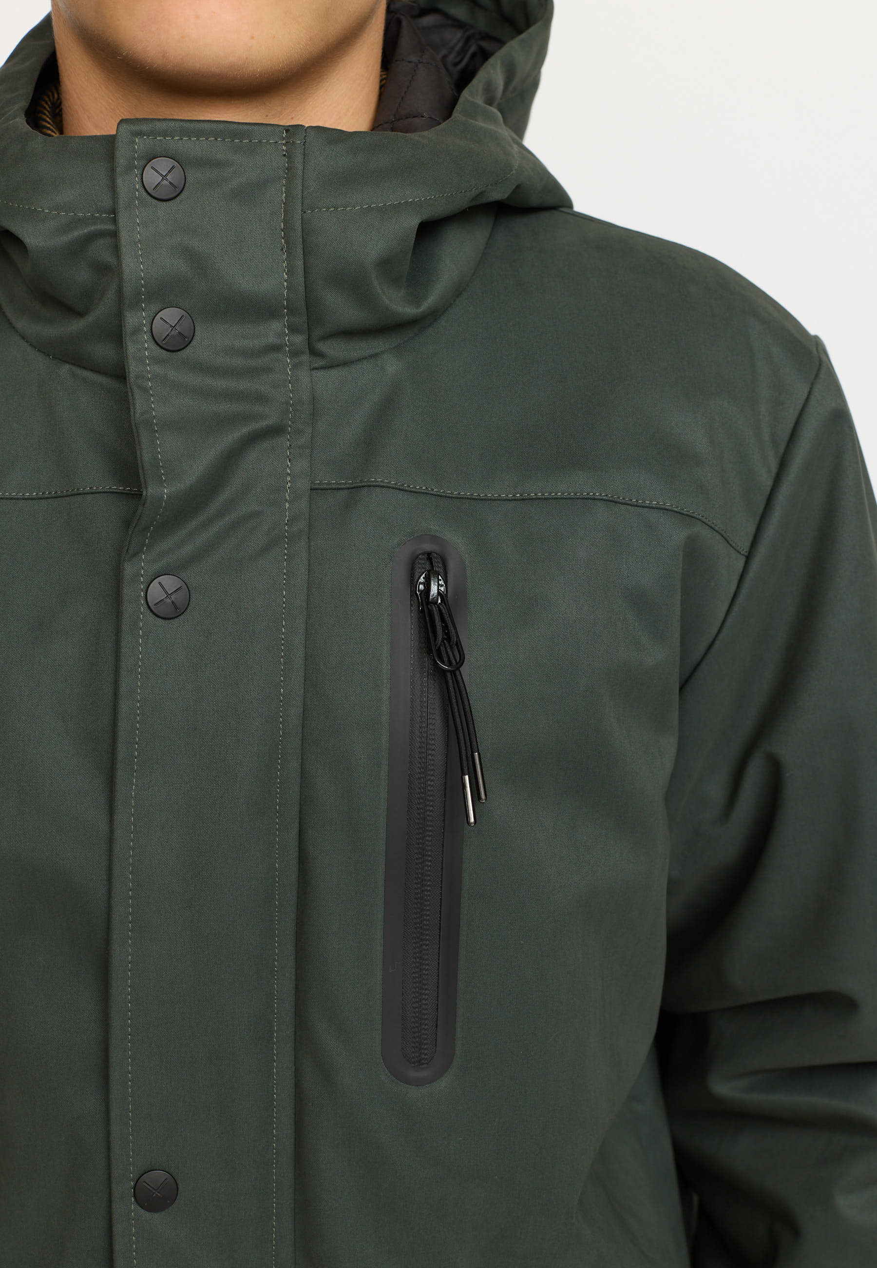 Revolution Outdoor Parka Winter Outerwear Darkgreen