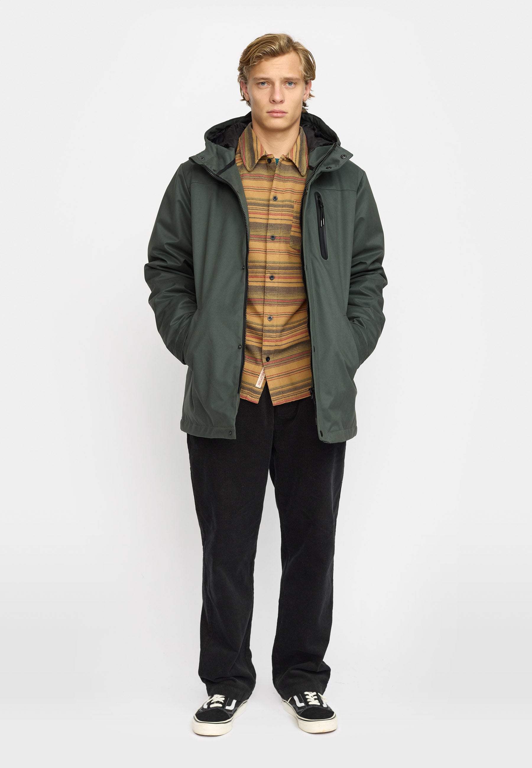 Revolution Outdoor Parka Winter Outerwear Darkgreen