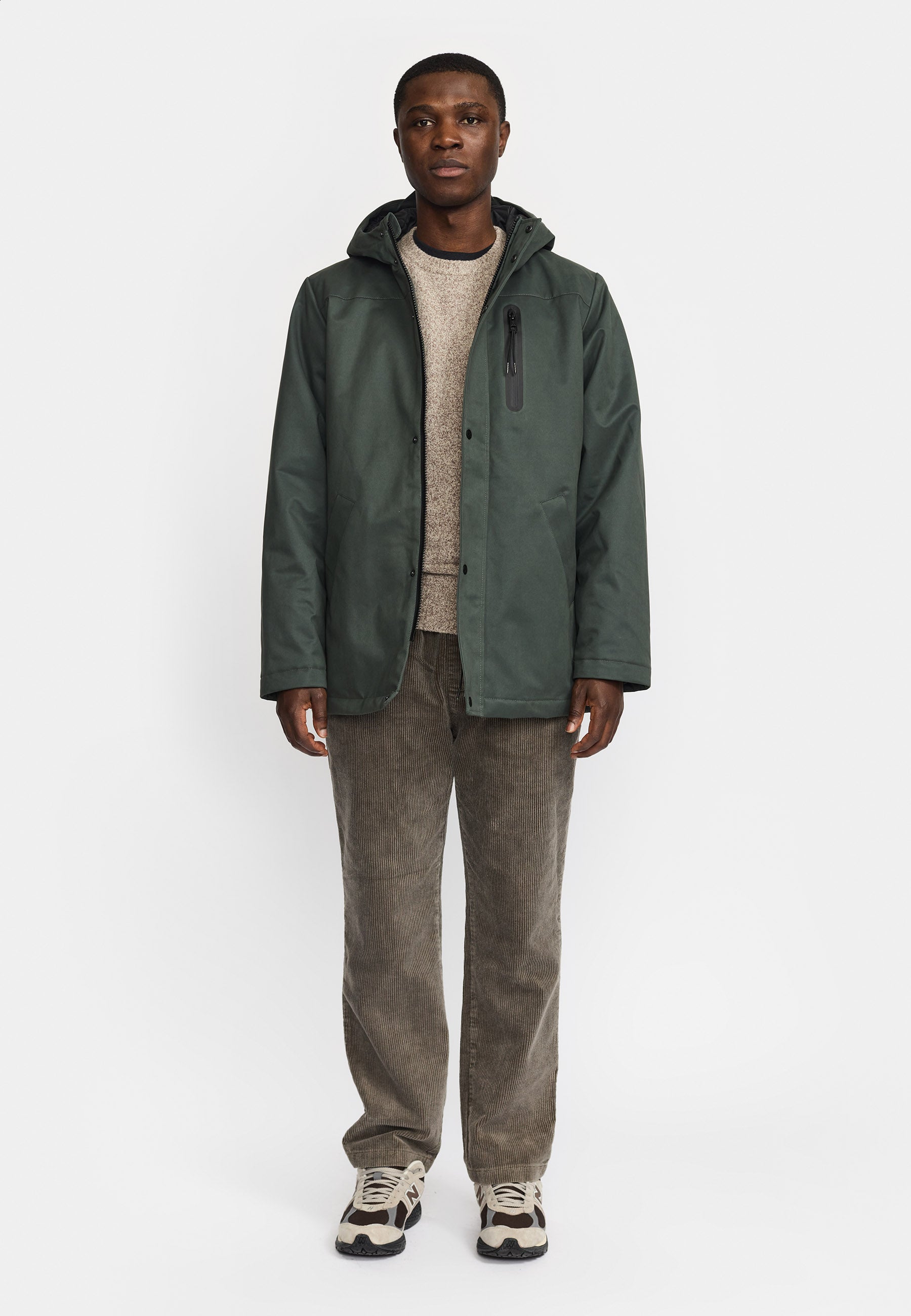 Revolution Outdoor Parka Winter Outerwear Darkgreen