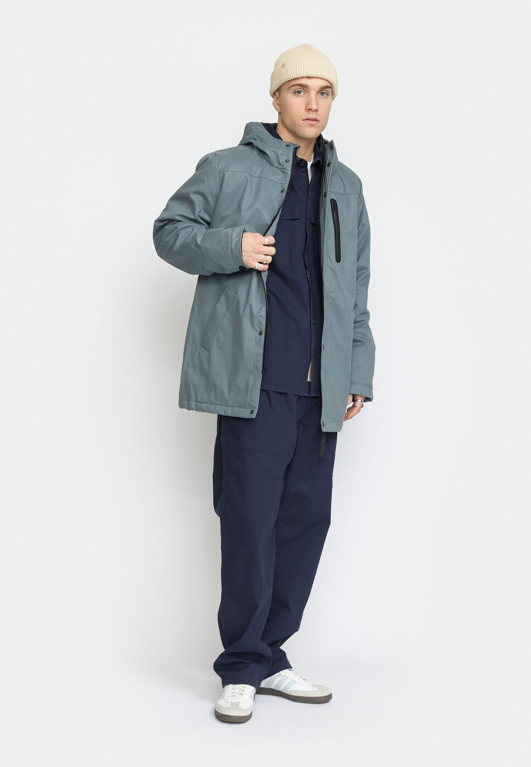 Revolution Outdoor Parka Winter Outerwear Dustblue