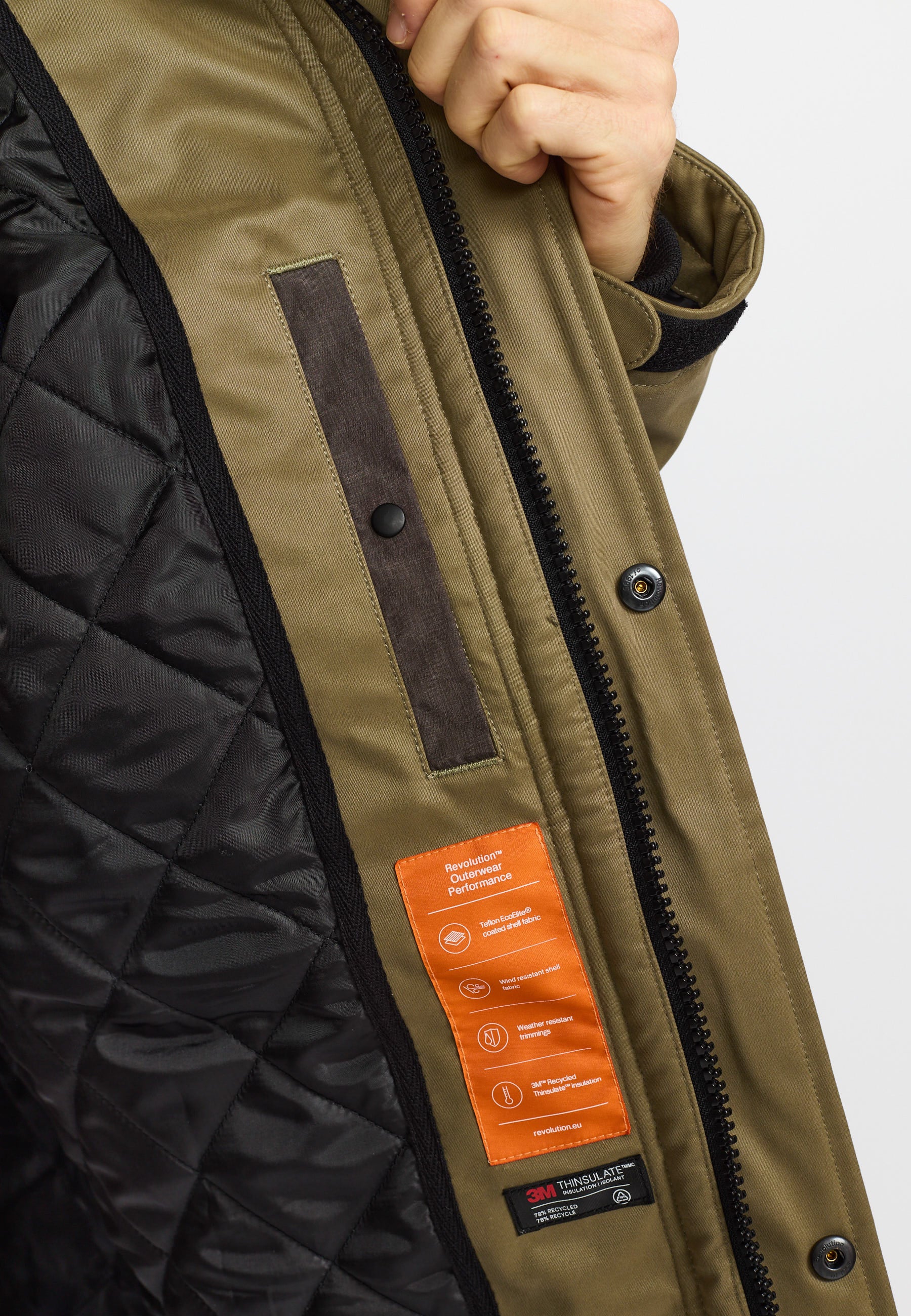 Revolution Outdoor Parka Winter Outerwear Lightarmy