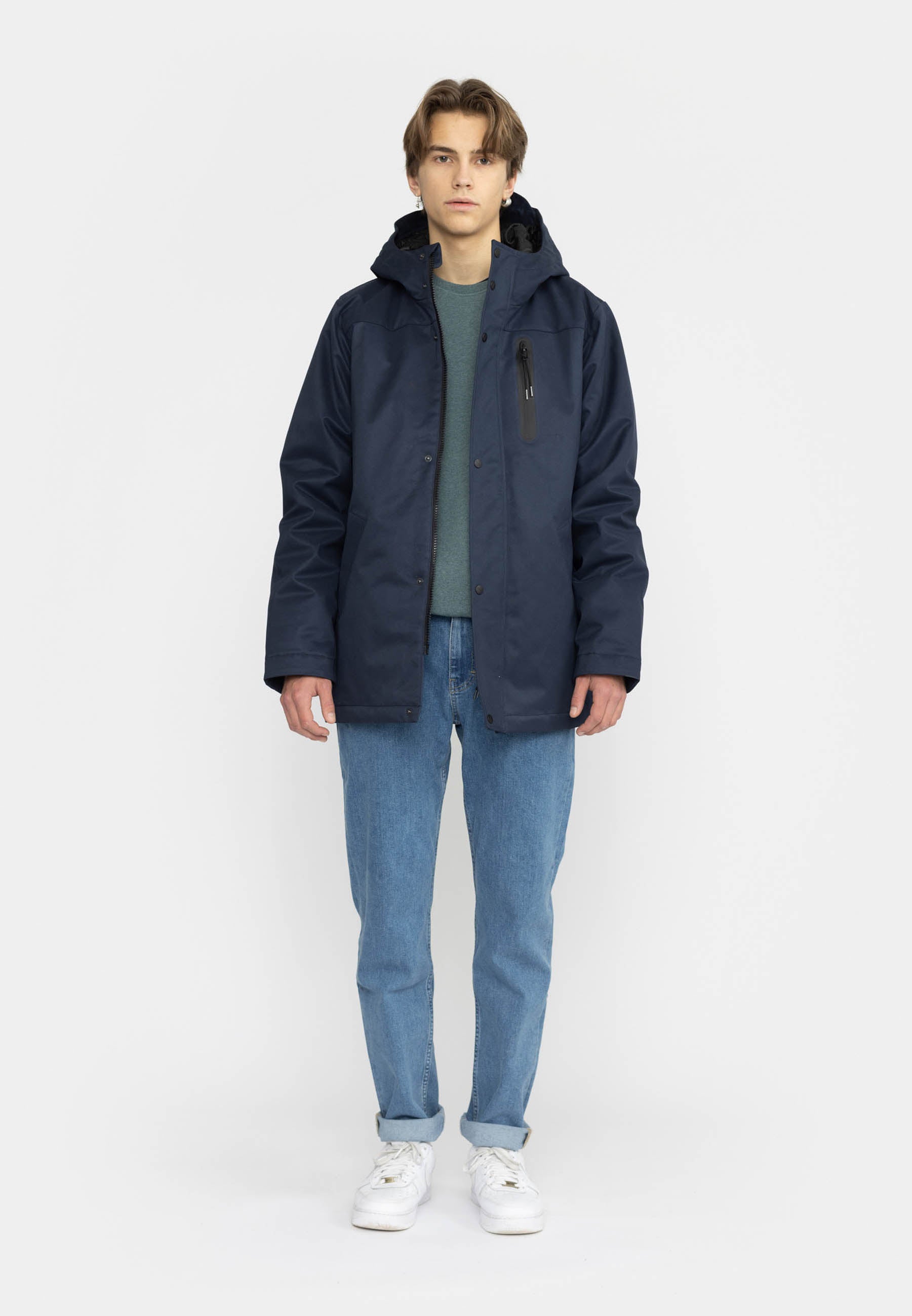 Revolution Outdoor Parka Winter Outerwear Navy