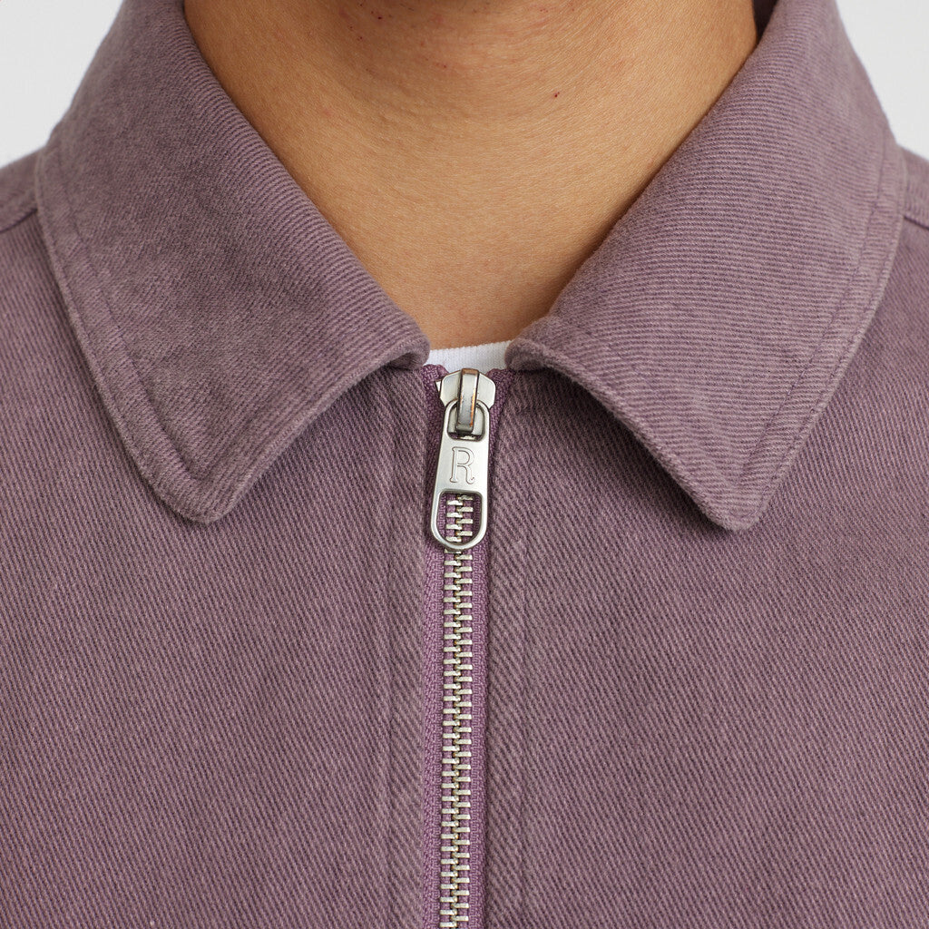Revolution Overshirt w. Zipper Overshirts Purple