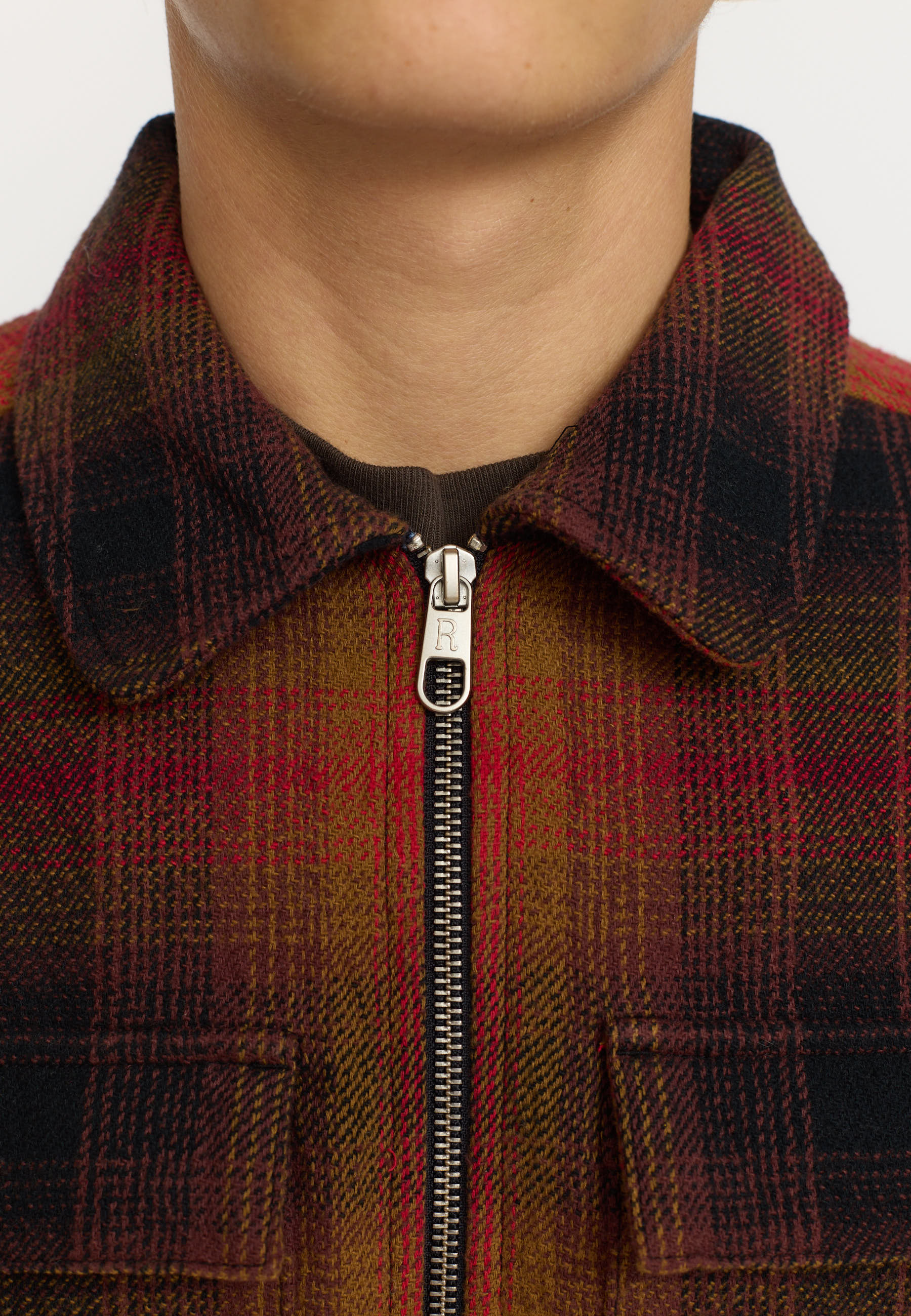 Revolution Overshirt w. Zipper Overshirts Red