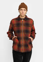 Revolution Overshirt w. Zipper Overshirts Red