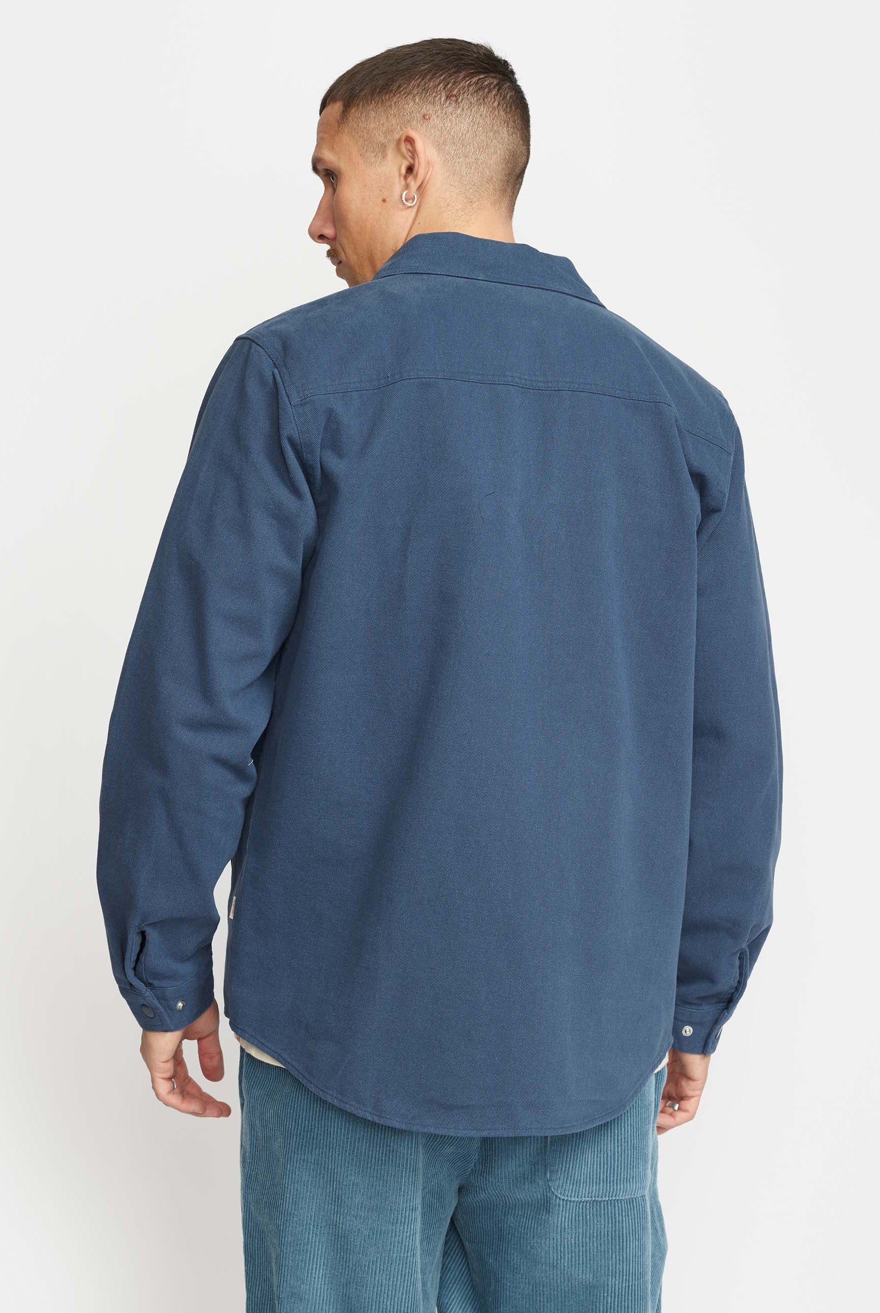 Revolution Overshirt w. Zipper Overshirts Darknavy