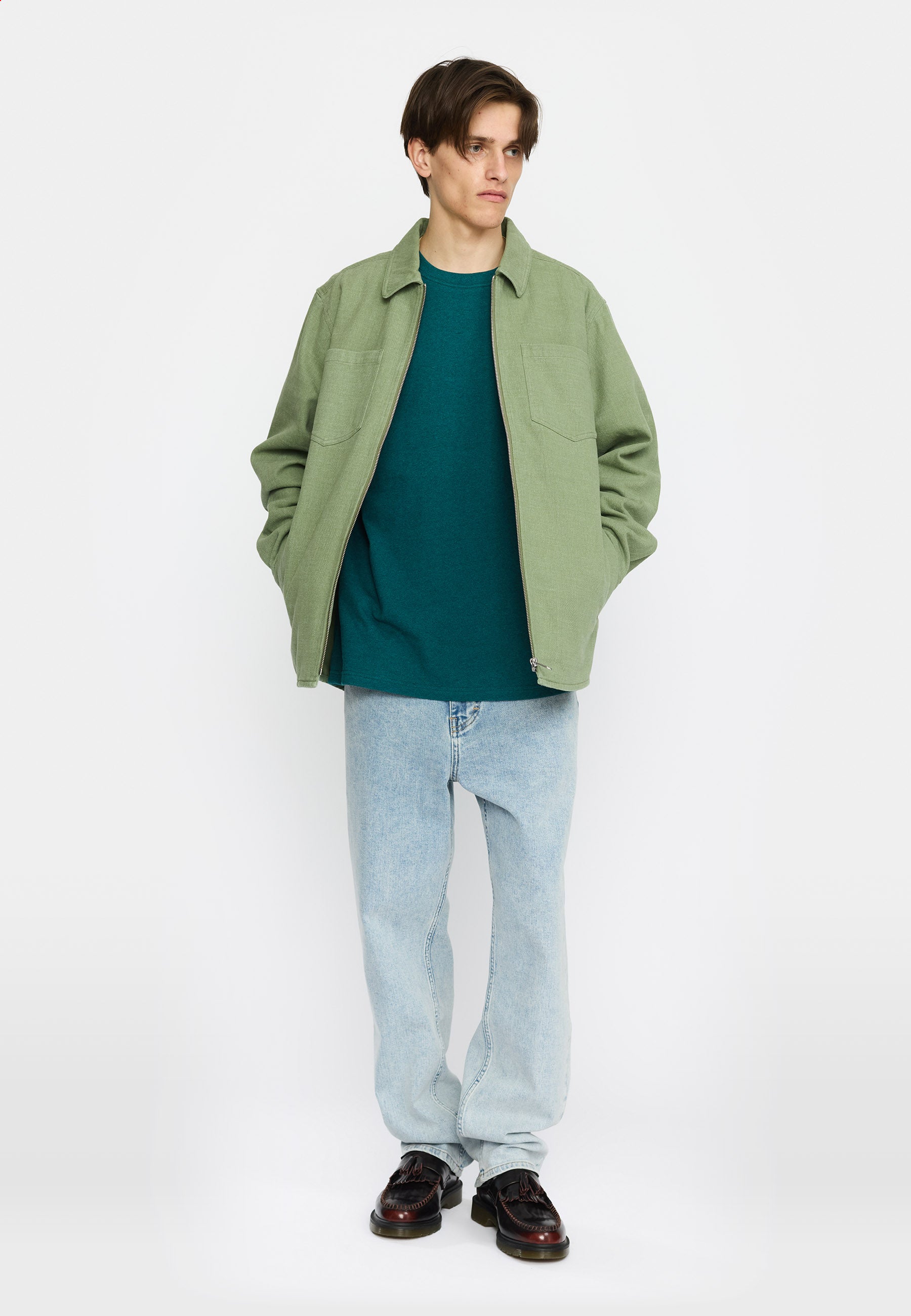 Revolution Overshirt w. Zipper Overshirts Lightarmy