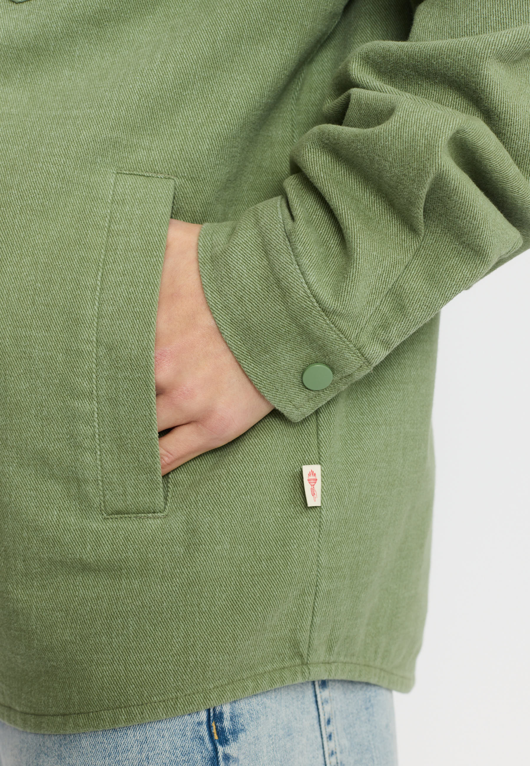 Revolution Overshirt w. Zipper Overshirts Lightarmy