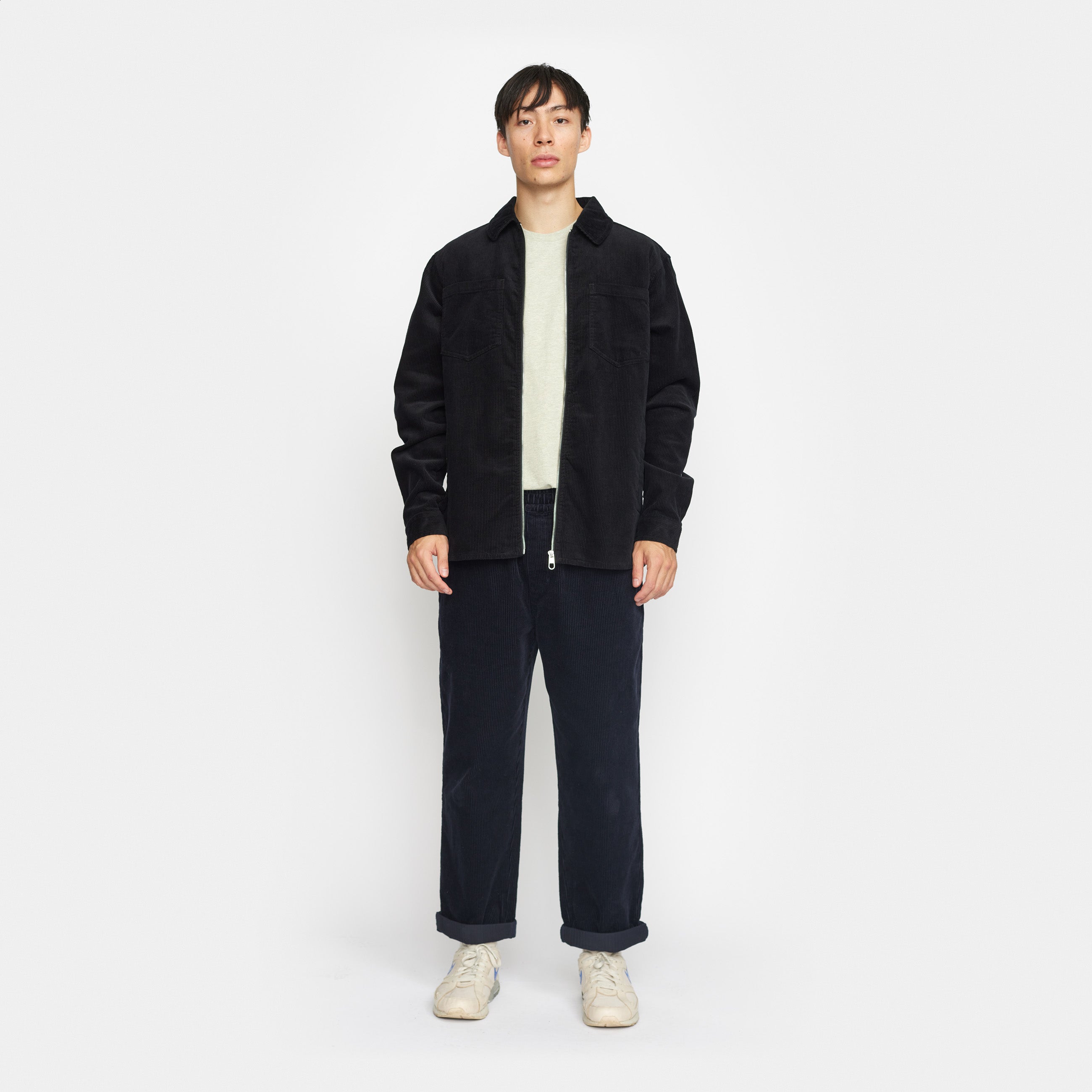 Revolution Overshirt w. Zipper Overshirts Black