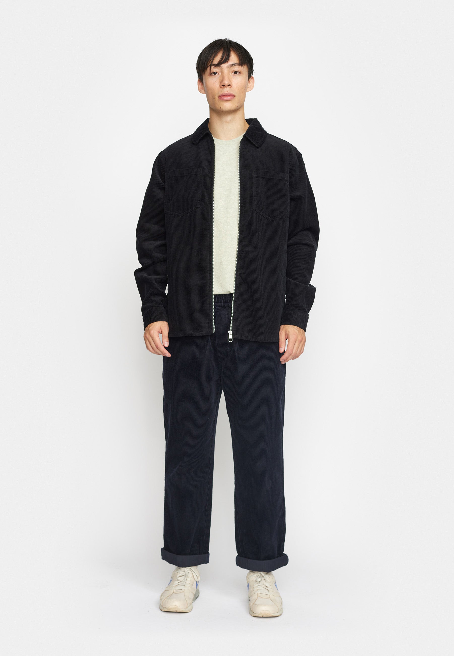 Revolution Overshirt w. Zipper Overshirts Black