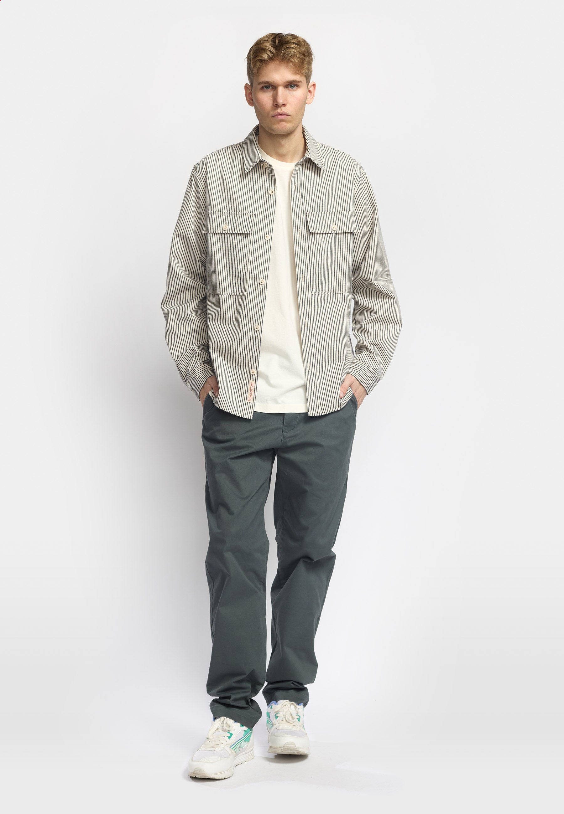 Revolution Overshirt with Pocket Overshirts Navy