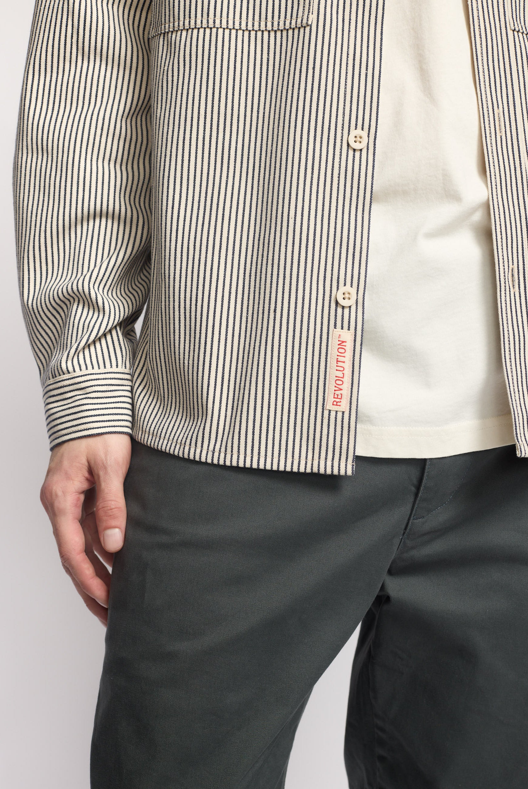 Revolution Overshirt with Pocket Overshirts Navy
