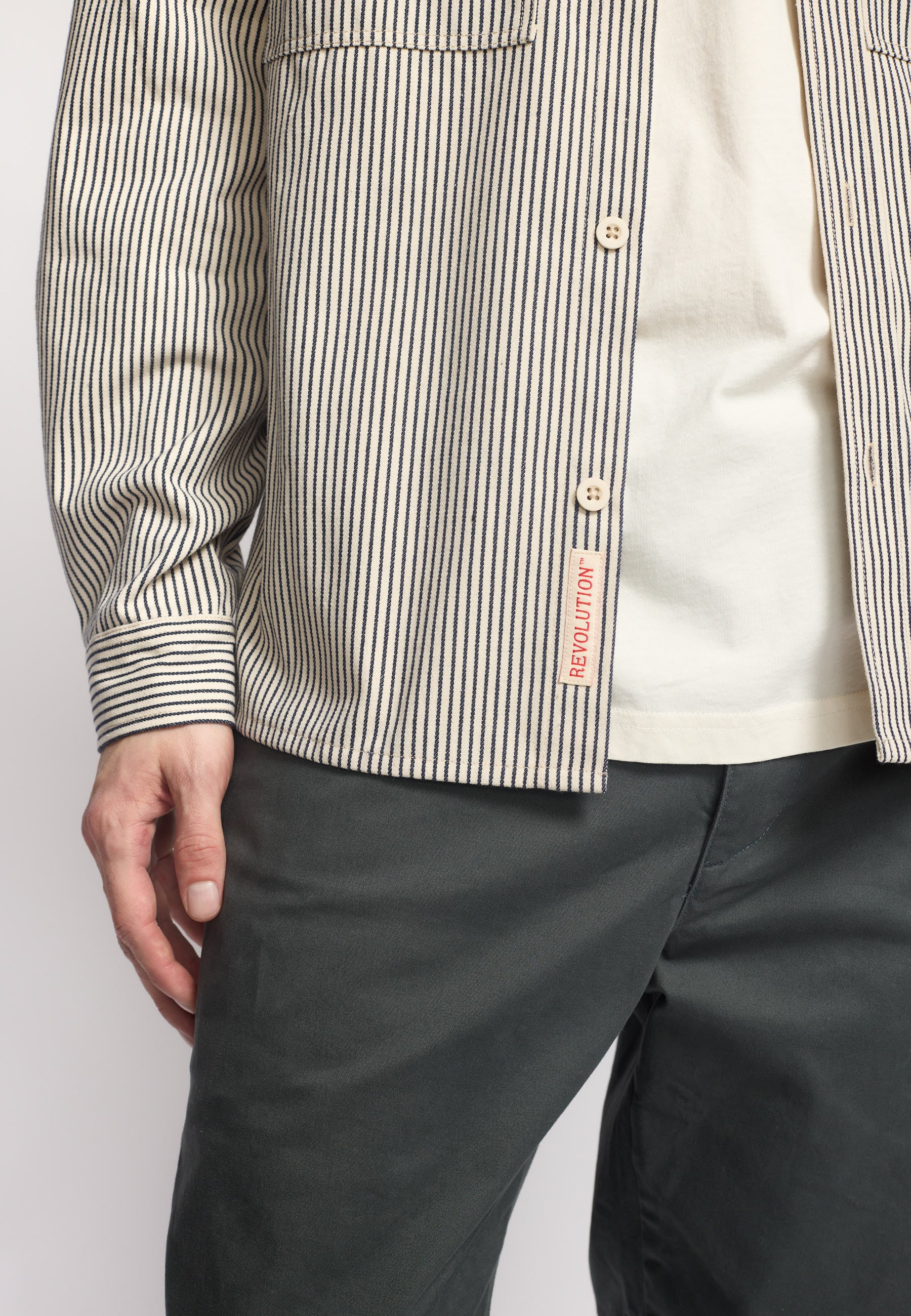 Revolution Overshirt with Pocket Overshirts Navy